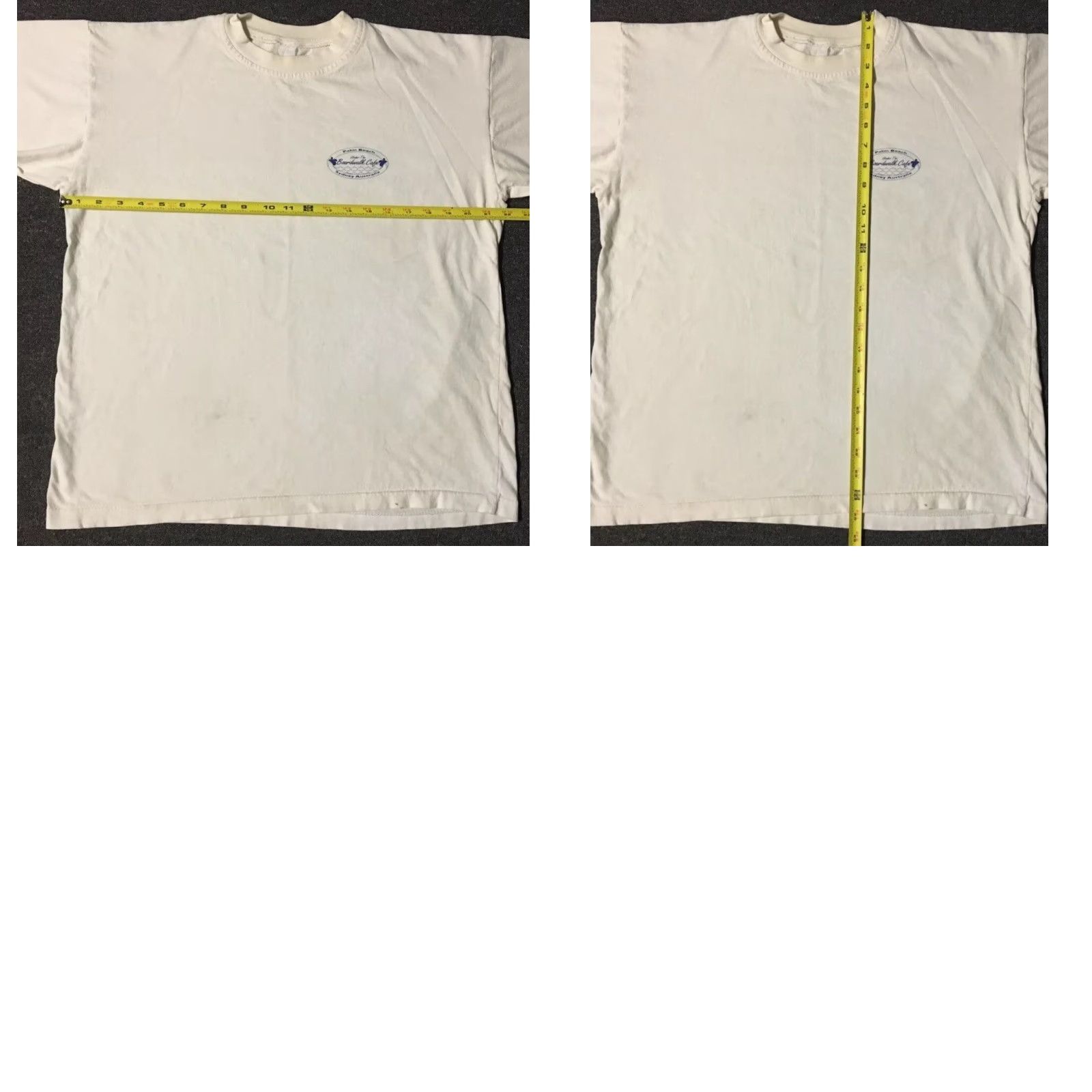 Vintage VINTAGE Single Stitch Shirt S White Palm Beach Boardriding 80s Grunge Surf Beach USA 1990s Kangaroo Boxy Mens) Size US S / EU 44-46 / 1 - 10 Thumbnail