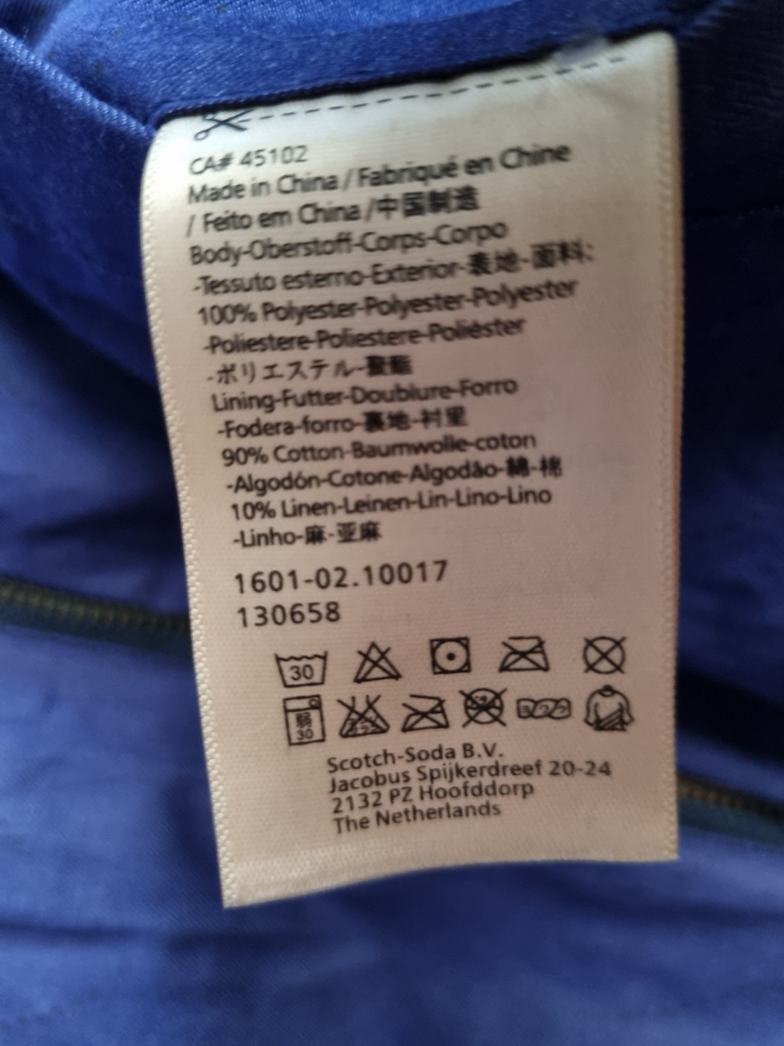Scotch & Soda Scotch & Soda Reversible Bomber Jacket Size US L / EU 52-54 / 3 - 7 Thumbnail