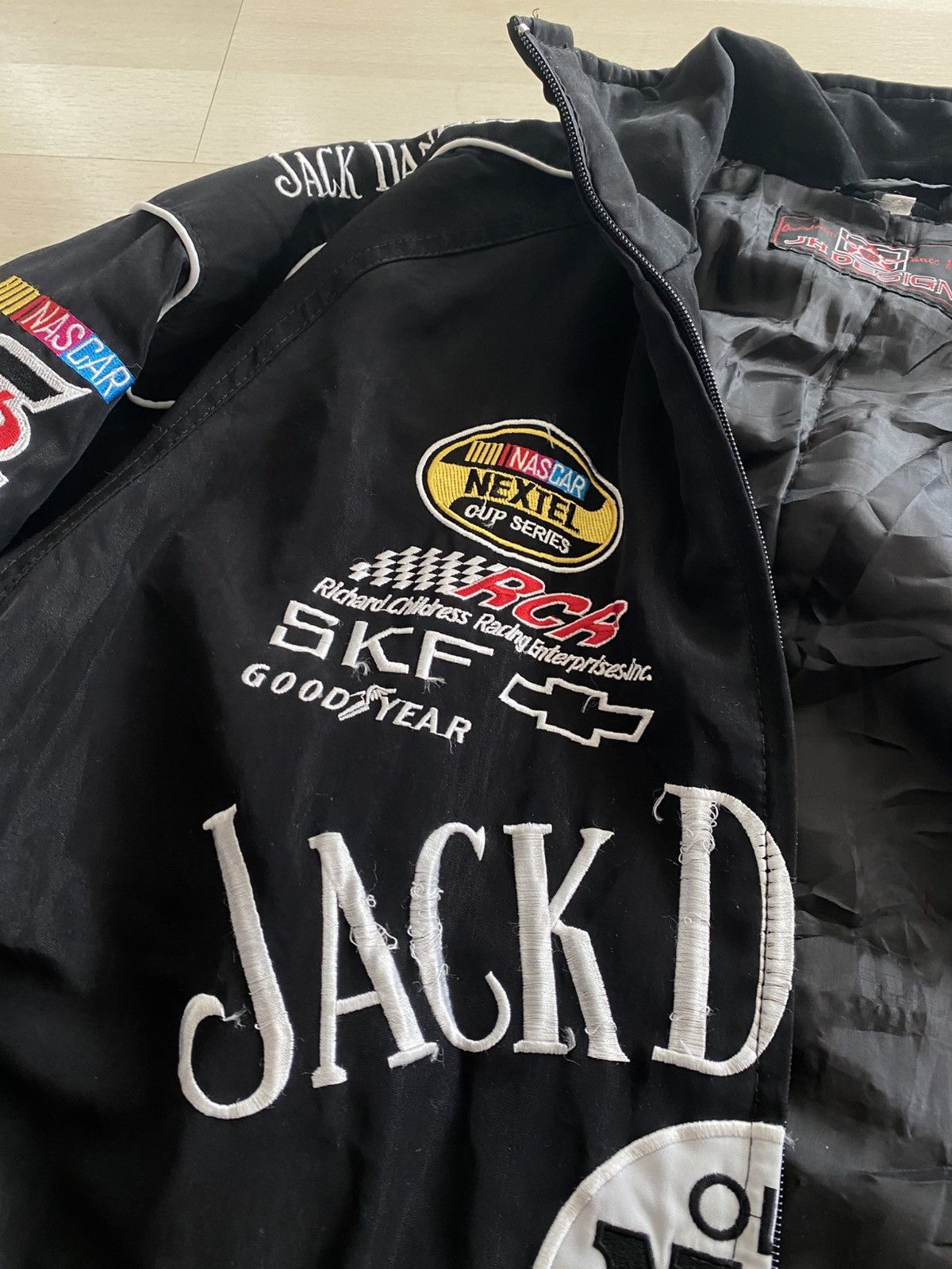 Formula 1 Jack Daniels Racing Embroided Logo Bomber Jacket Size US XL / EU 56 / 4 - 12 Thumbnail