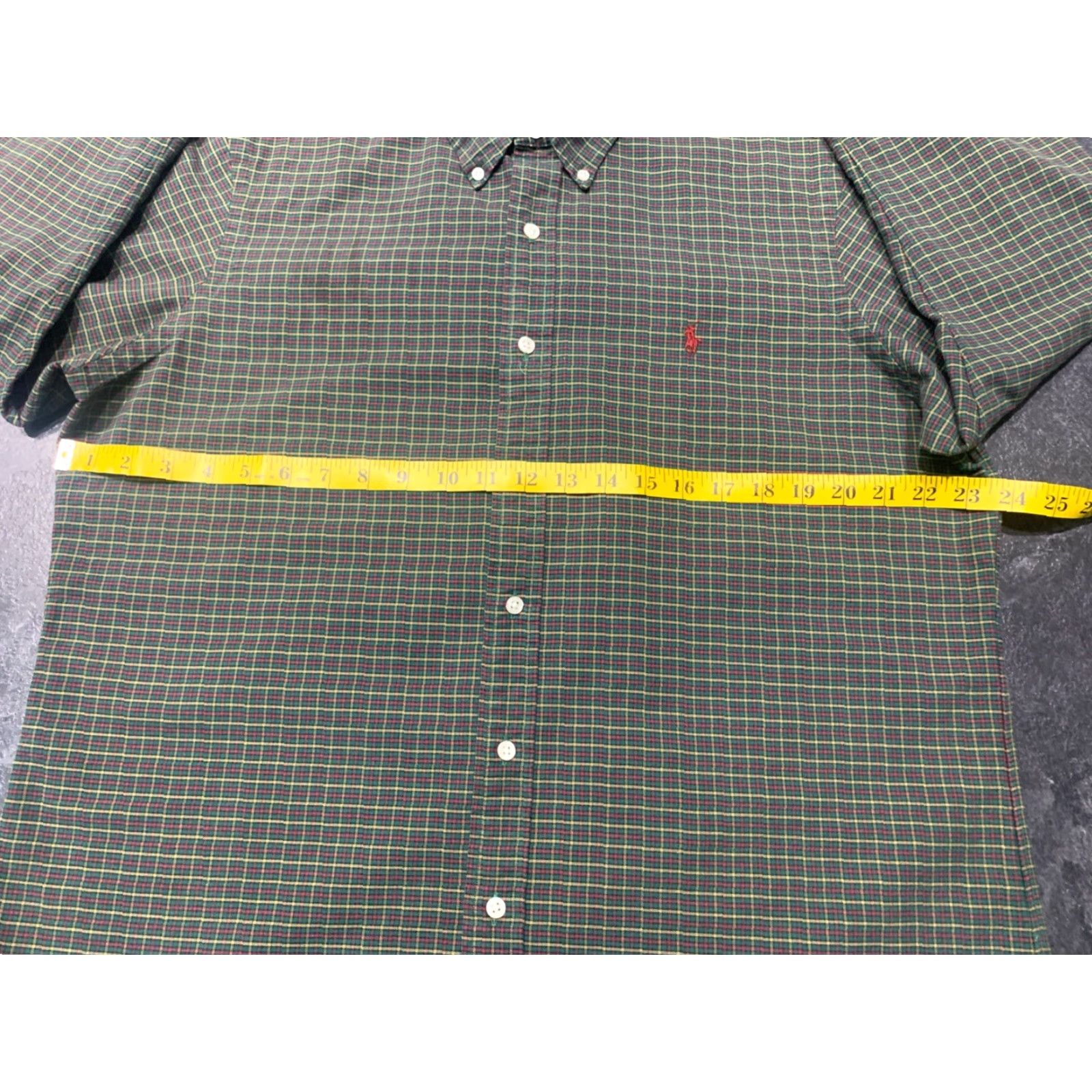 Polo Ralph Lauren Polo Ralph Lauren Plaid Button-Up Shirt Mens Large Green Long Sleeve Casual Cotton Size US L / EU 52-54 / 3 - 7 Thumbnail