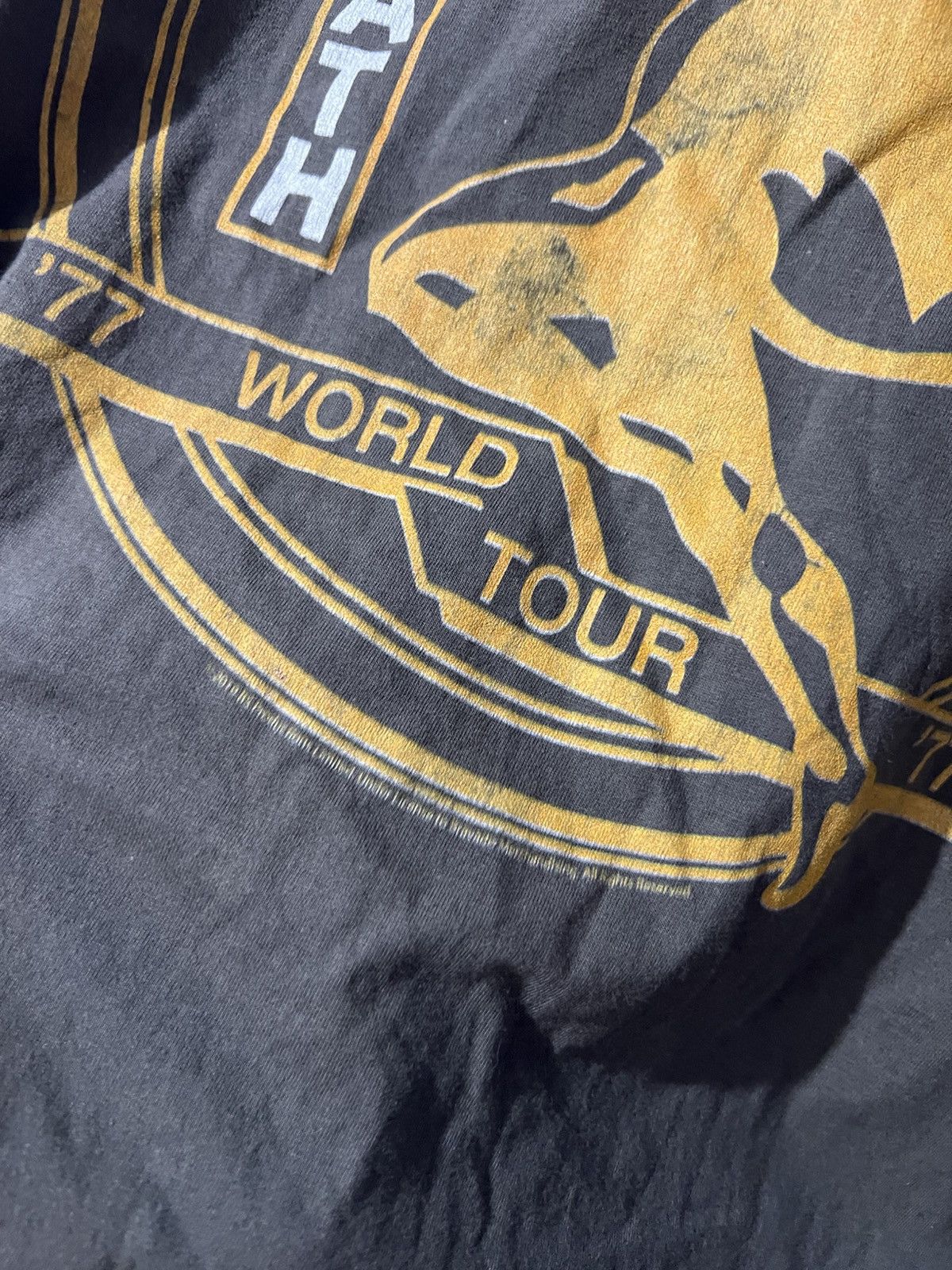 Band Tees × Vintage 2010 VINTAGE BLACK SABBATH 77 WORLD TOUR 77 AOP BAND T SHIRT Size US XL / EU 56 / 4 - 3 Thumbnail