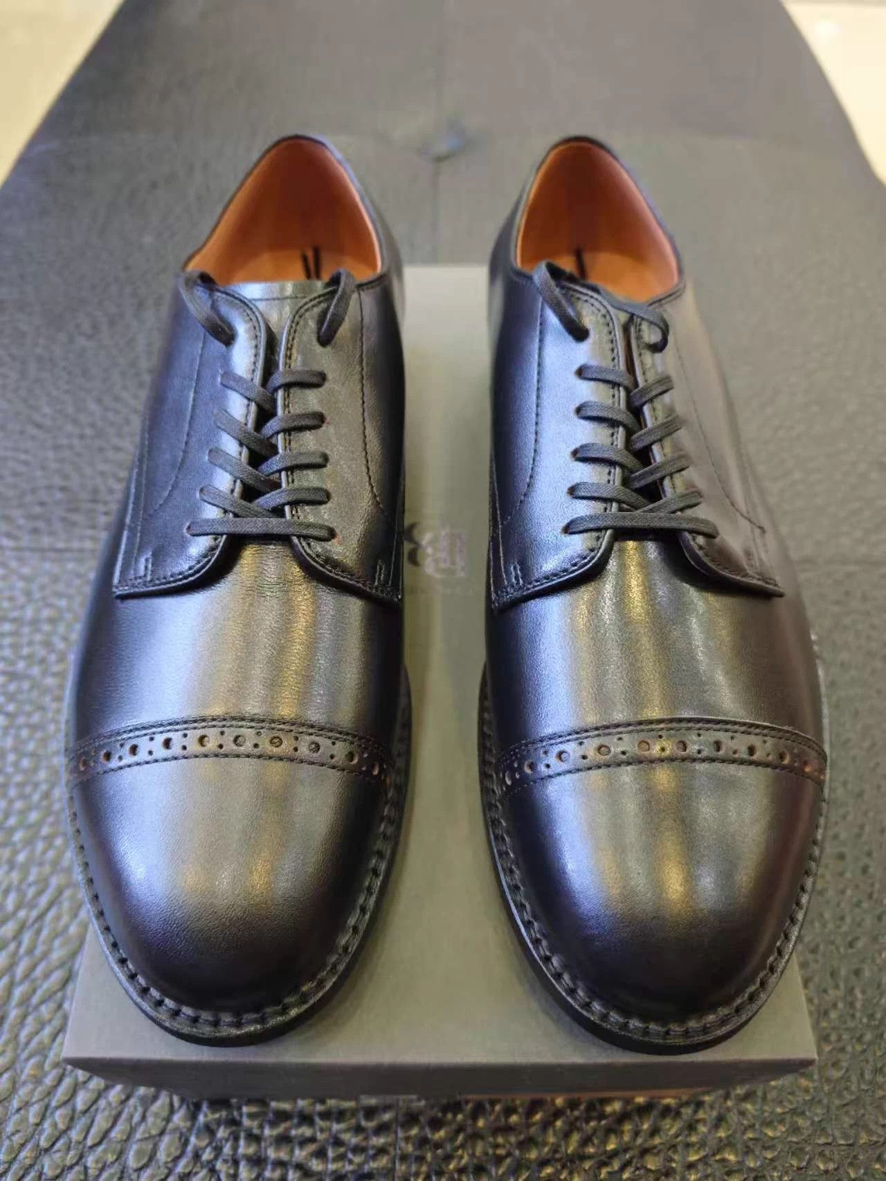 Brother Bridge Brother Bridge JPN Oiled Tea Horsehide Derby Low-Top Work Boot Size US 10 / EU 43 - 1 Thumbnail