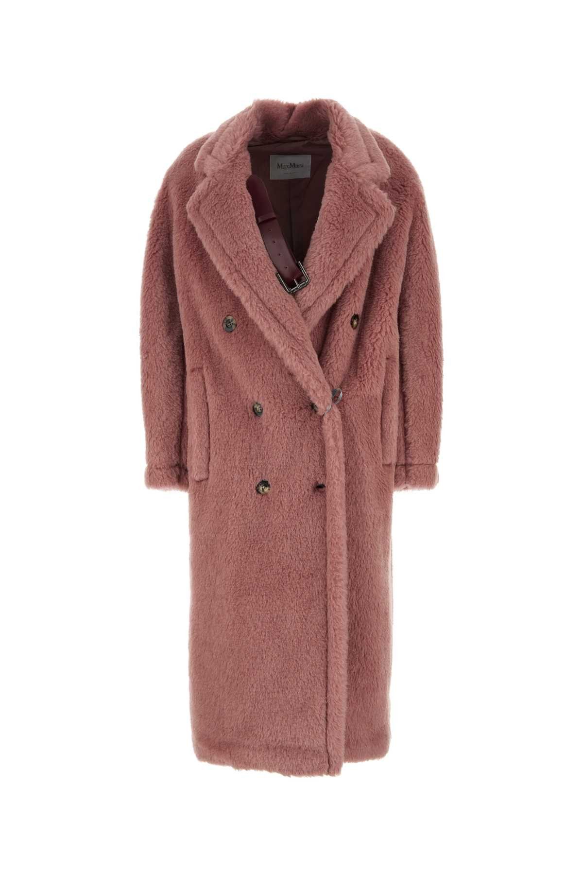 image of Max Mara Pink Alpaca Blend Zitto Coat, Women's (Size Small)