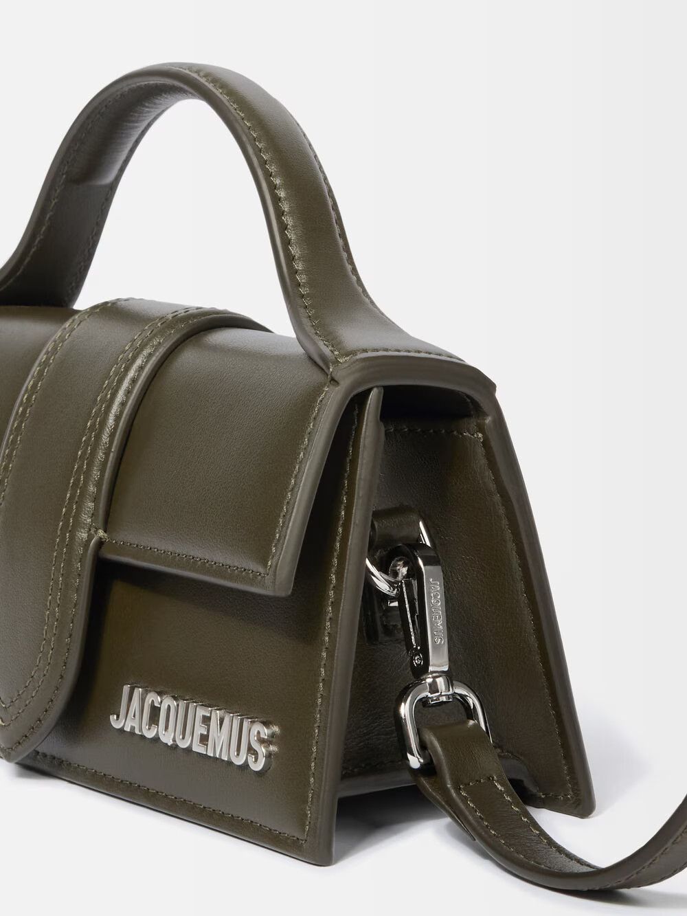 Jacquemus o1la1rc1a0925 Size: OS / Le Bambino Bag in Dark Khaki Size ONE SIZE - 4 Thumbnail