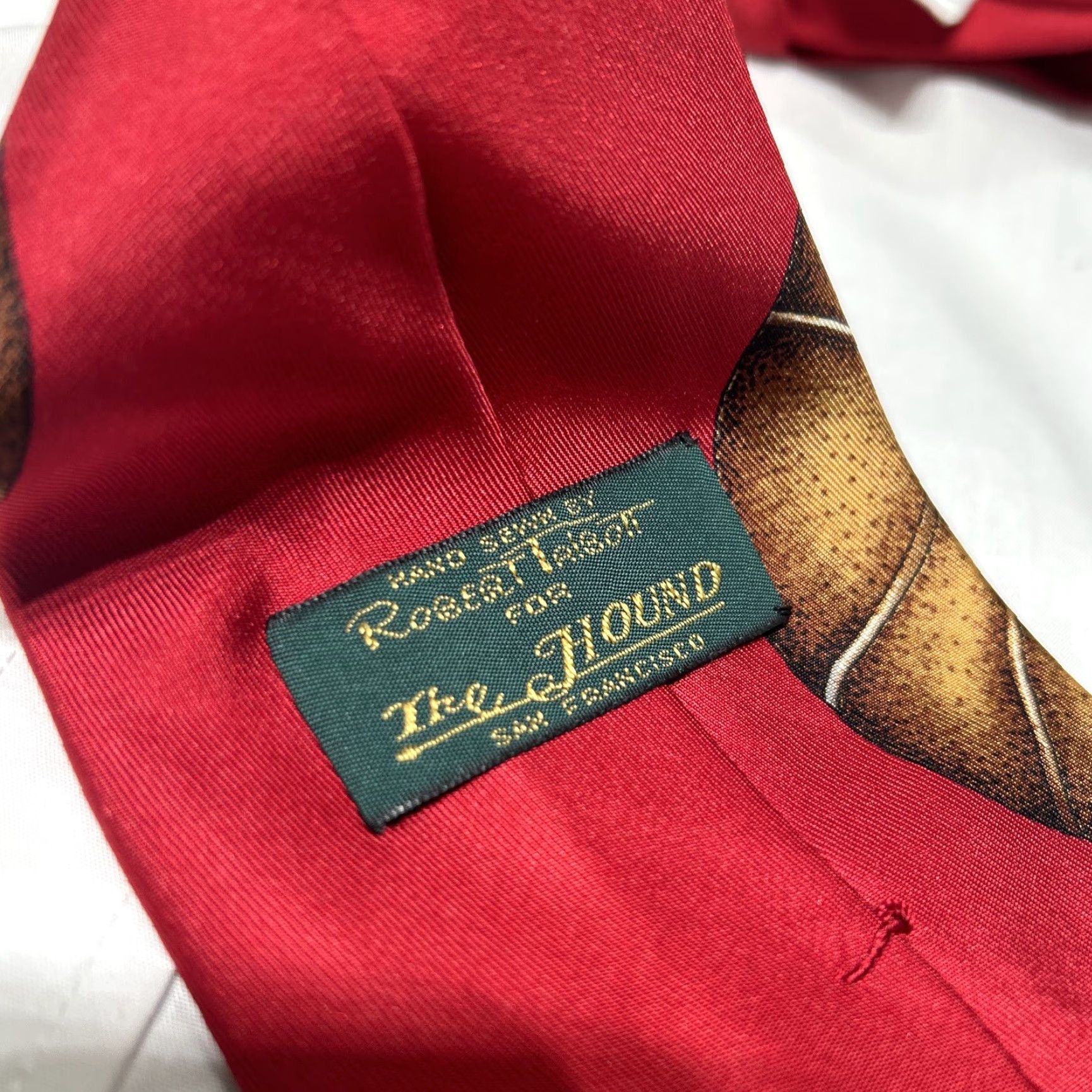 Robert Talbott robert Talbott Men's silk basketball tie the Hound Size ONE SIZE - 3 Thumbnail