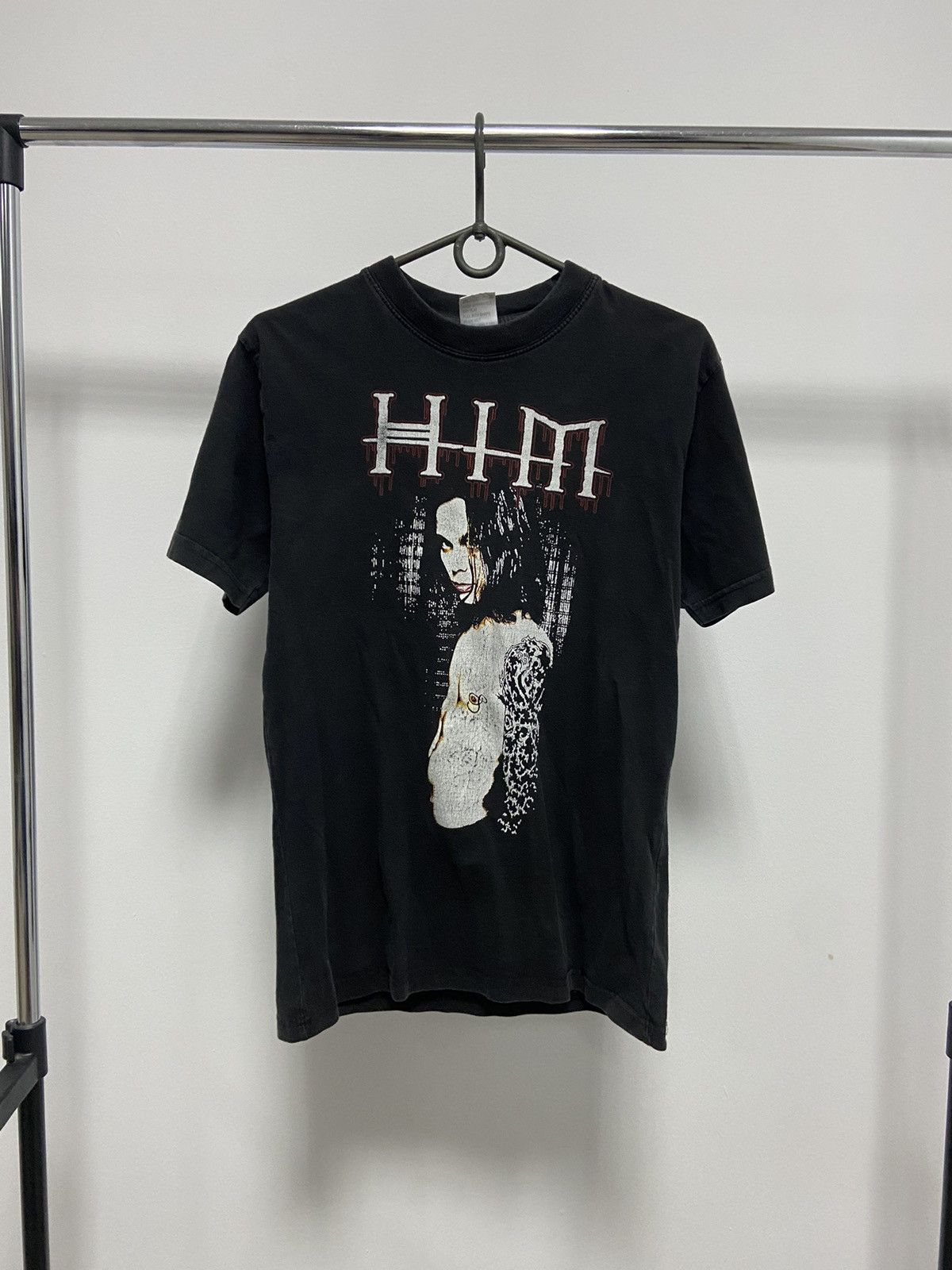 Vintage Him Ghotic Vintage Big Logo T Shirt Rock Print Size US M / EU 48-50 / 2 - 1 Thumbnail