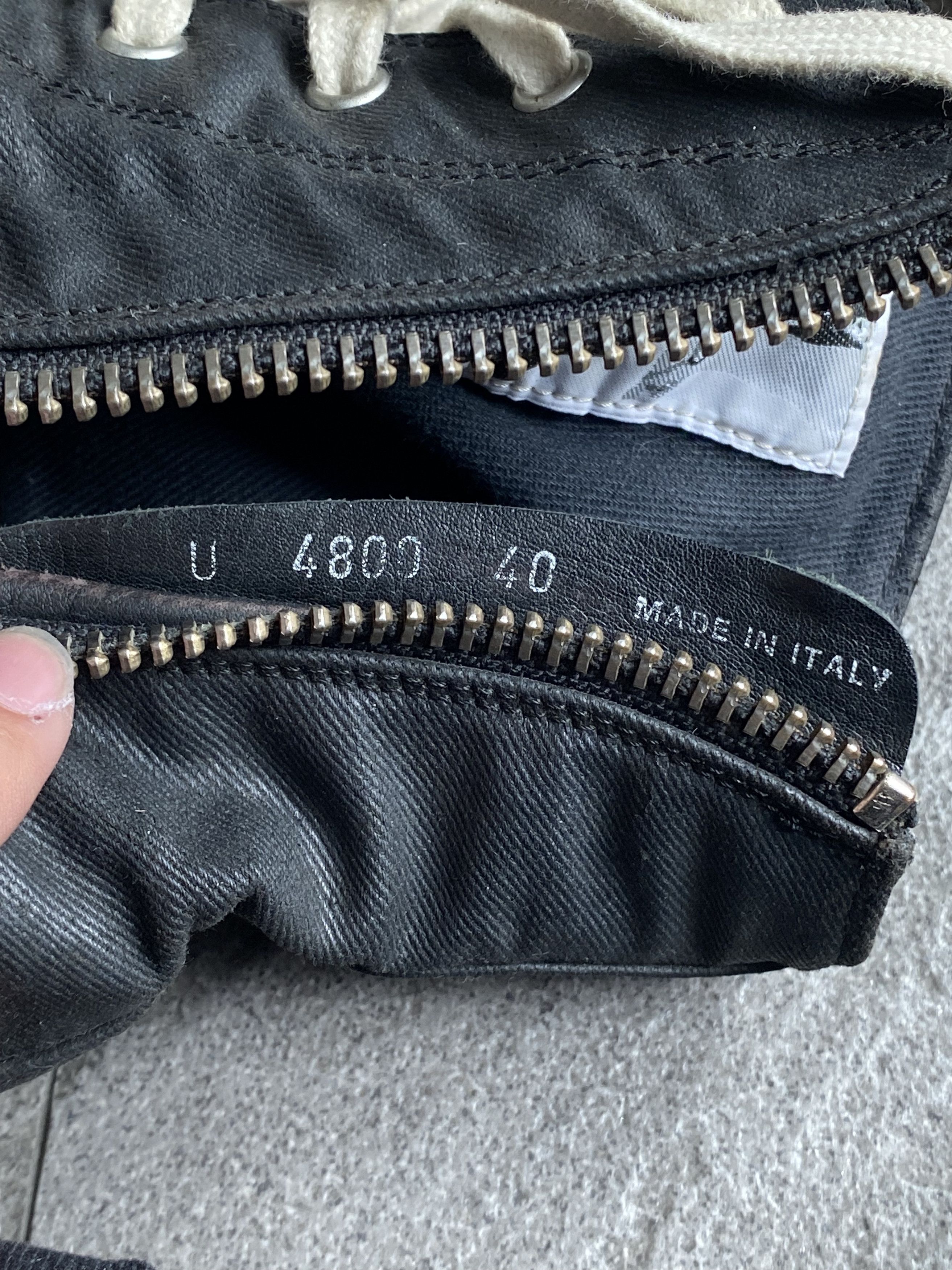 Rick Owens Drkshdw Rick Owens DRKSHDW Ramones black canvas Size US 7 / EU 40 - 12 Thumbnail