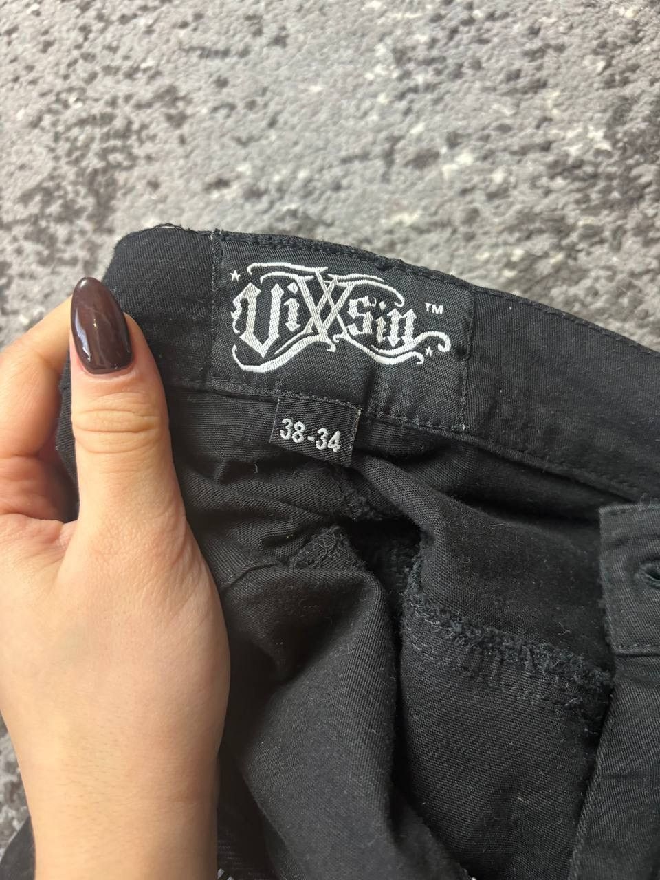 Japanese Brand Vixxsin Andre Men's Zipper Pants Ghotic Owens Style Opium Size US 35 - 13 Thumbnail