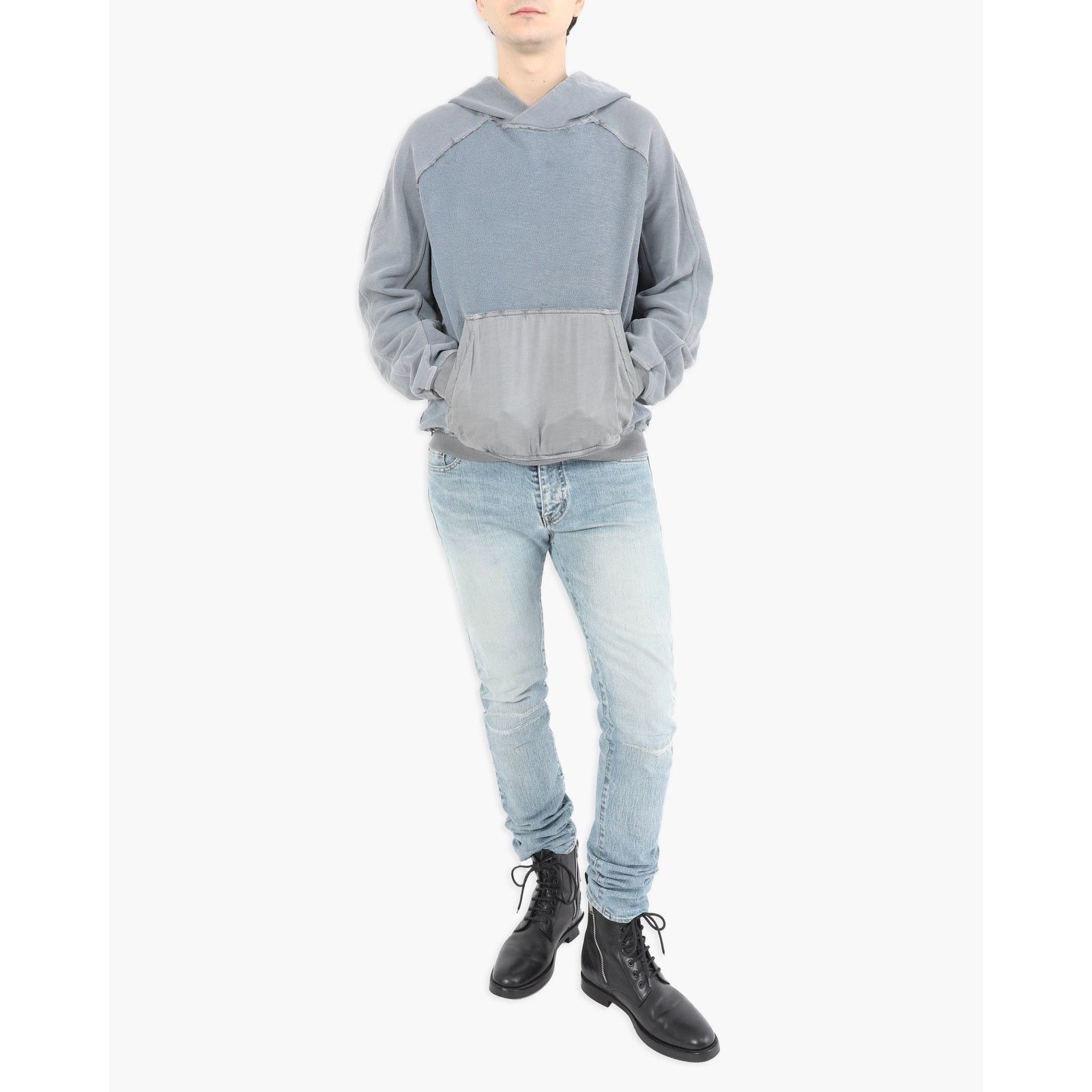 Haider Ackermann SS15 Oversized Inside Out Hoodie in Cotton & Viscose Size US XS / EU 42 / 0 - 3 Thumbnail