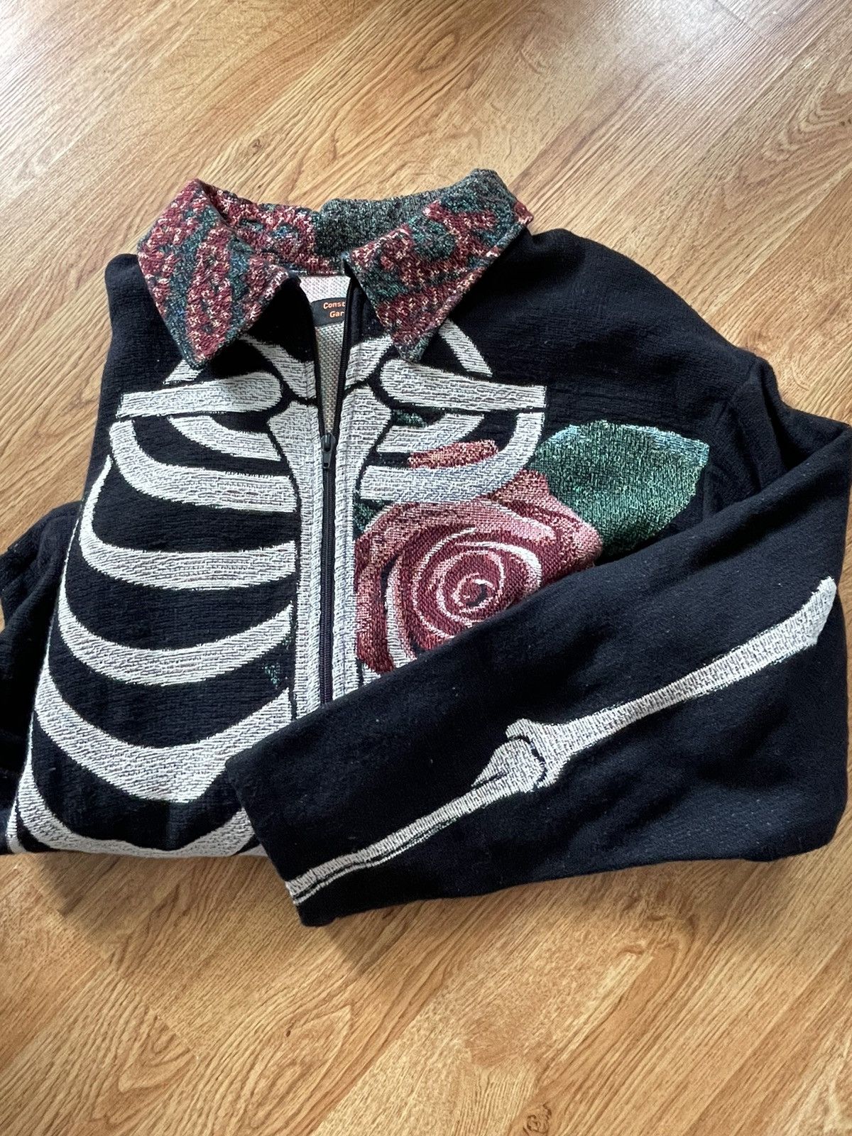 Other Constructed Garments Rose Ribcage Tapestry Jacket Size US XL / EU 56 / 4 - 2 Thumbnail