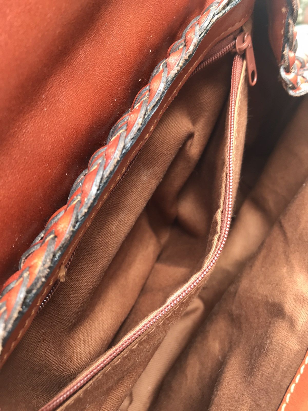 Genuine Leather × Handmade × Japanese Brand CUSTOM UNBRANDED HANDMADE BASKET WOVEN LEATHER STYLE HANDBAG Size ONE SIZE - 13 Thumbnail