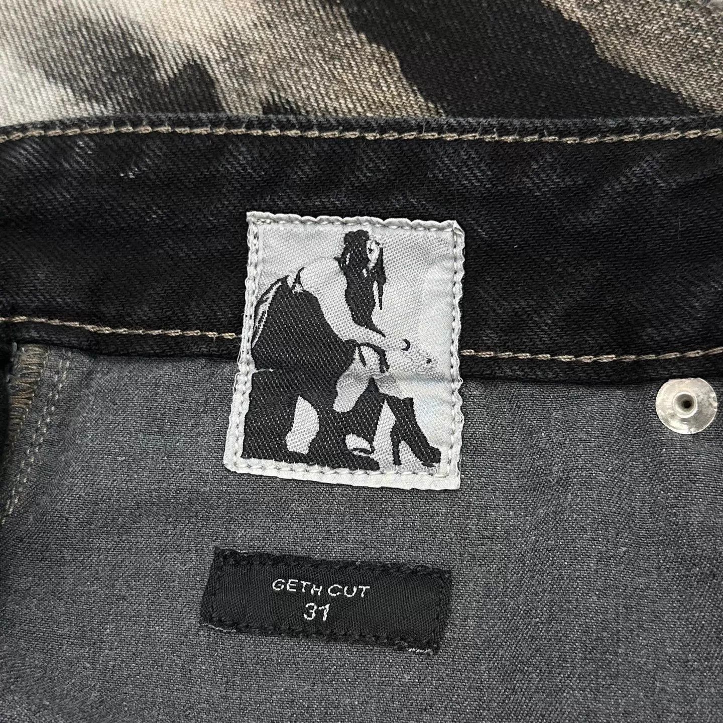 Rick Owens Rick Owens geth flame gradient straight jeans 31 99 New Size US 31 - 5 Thumbnail