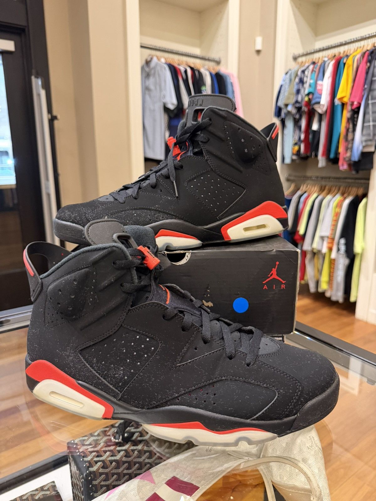 Jordan Brand Jordan 6 Retro ‘Black Infared(2019)’ Size US 14 / EU 47 - 4 Thumbnail