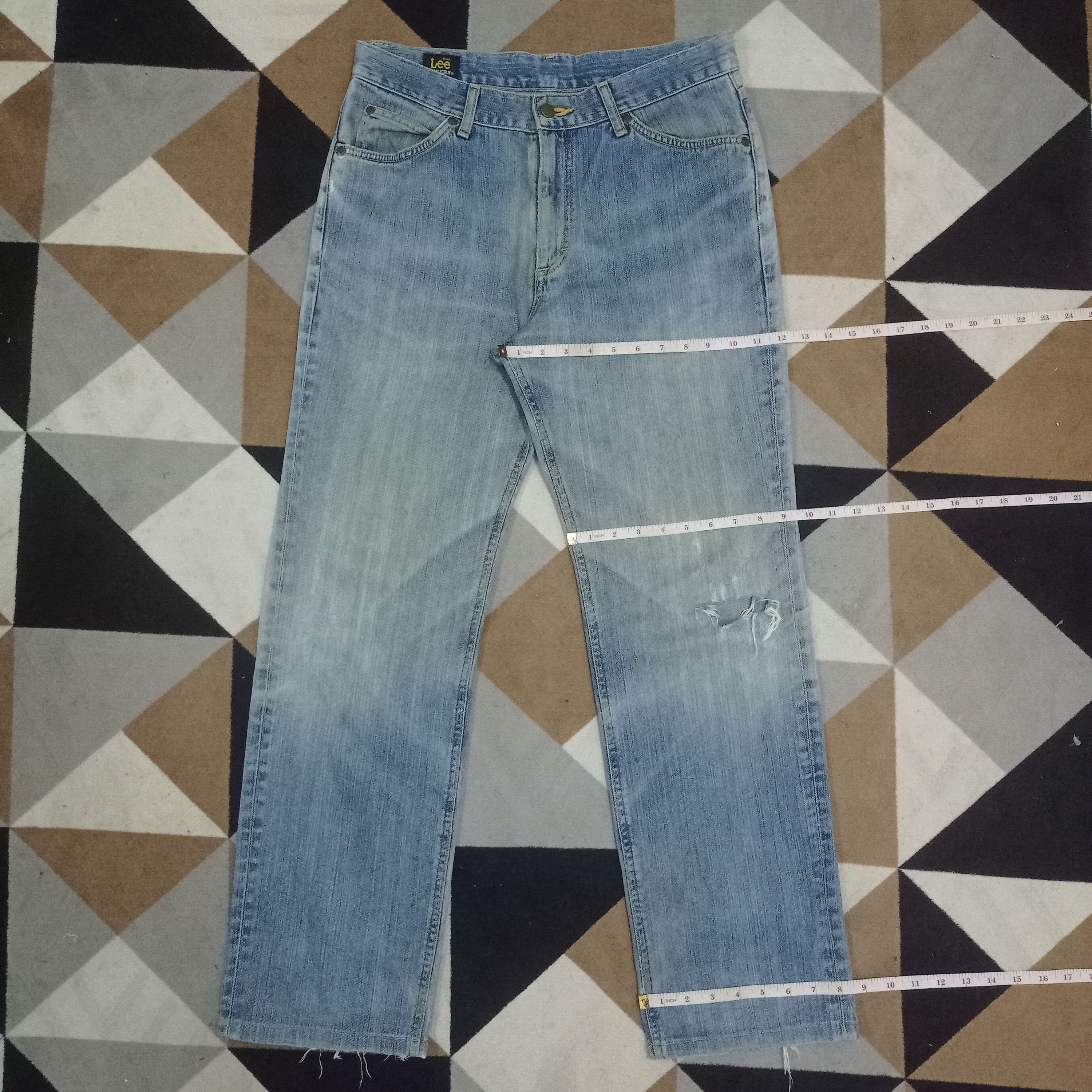 Lee Vintage Japanese Lee Riders Distressed Baggy Jeans Size US 32 / EU 48 - 12 Thumbnail