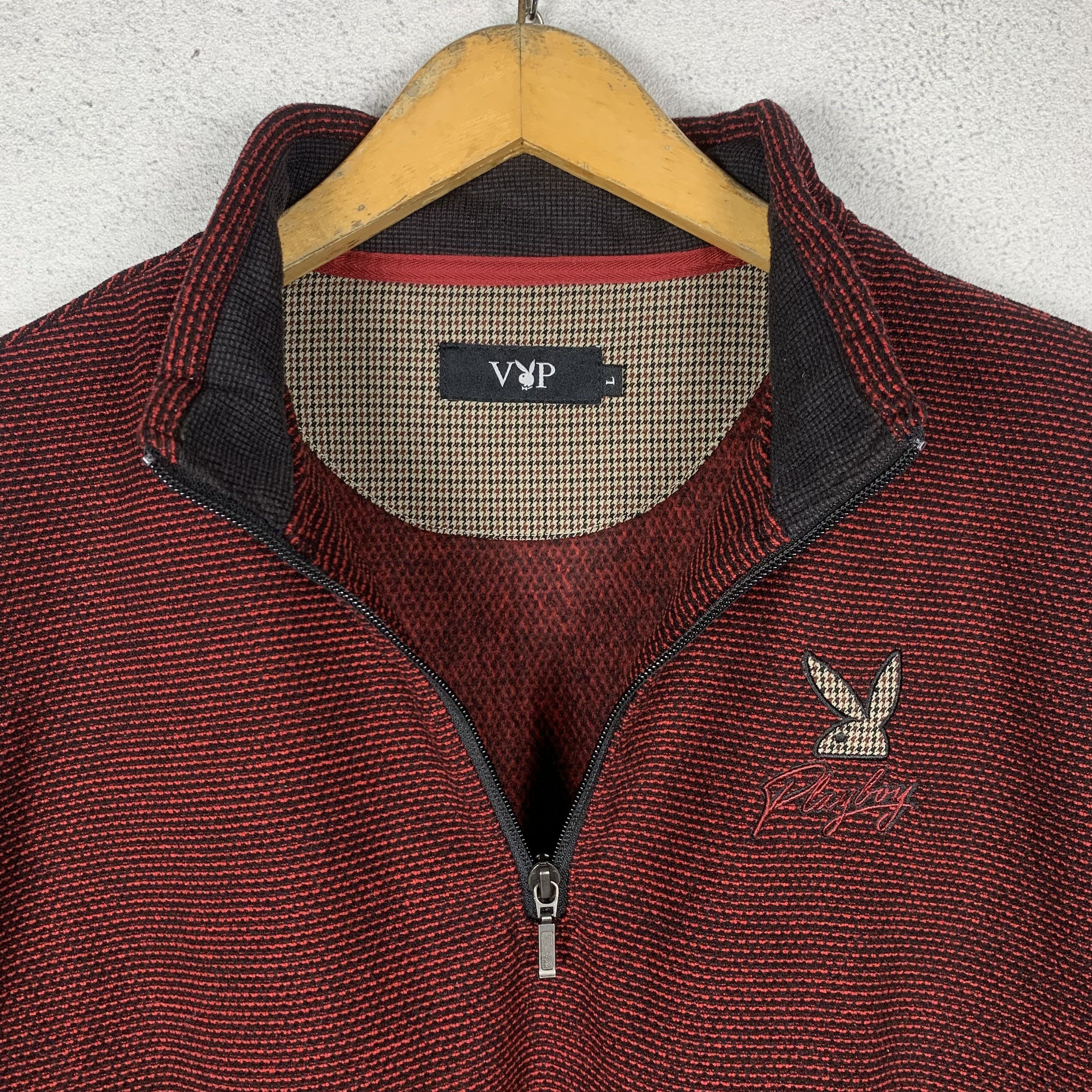 Playboy Vintage Playboy Halfzip Sweatshirt Crewneck Size US L / EU 52-54 / 3 - 6 Thumbnail