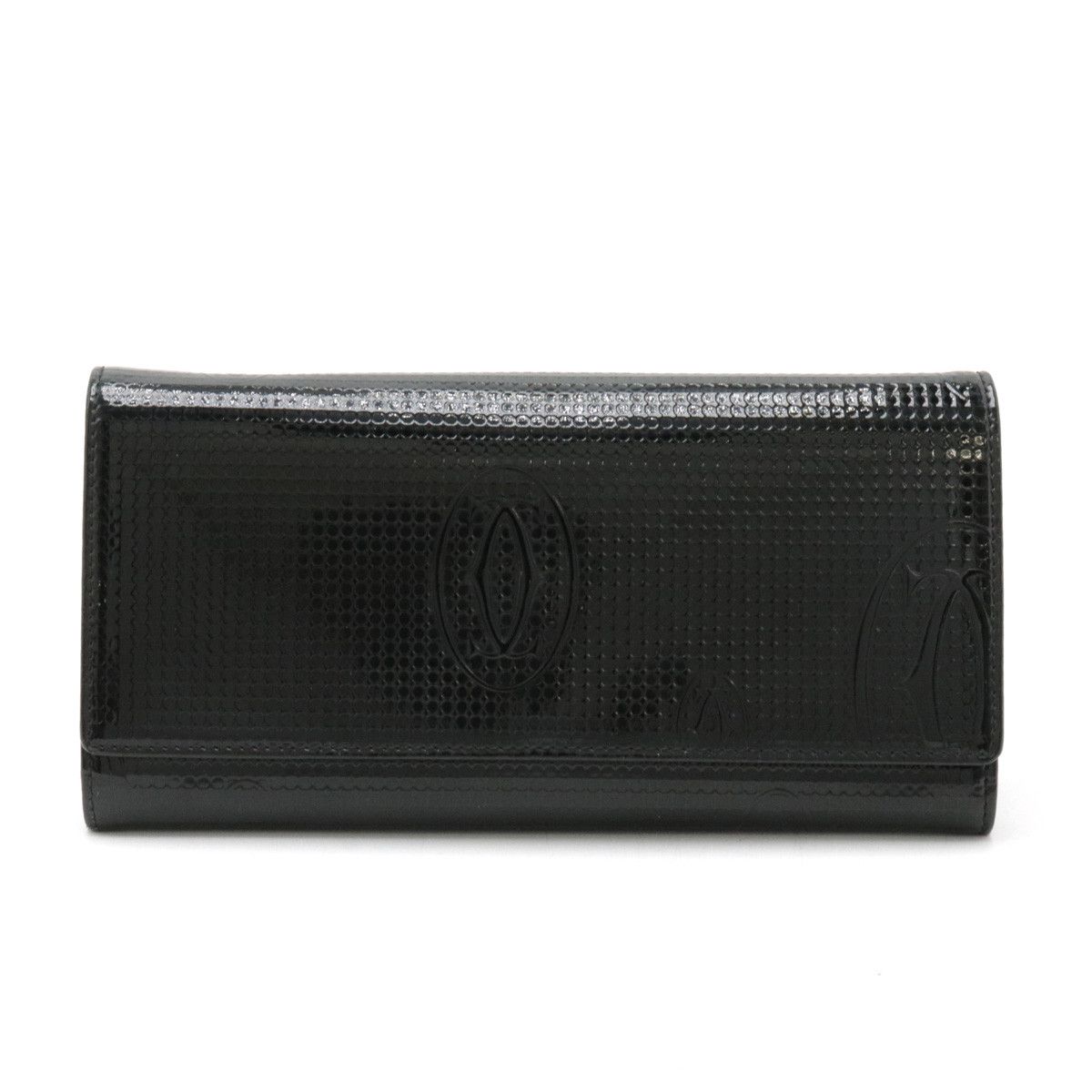 Cartier Cartier Cartier Patent Leather Happy Birthday Long Wallet L3001240 Leather Long Wallet L3001240 in Great Condition Size ONE SIZE - 1 Thumbnail