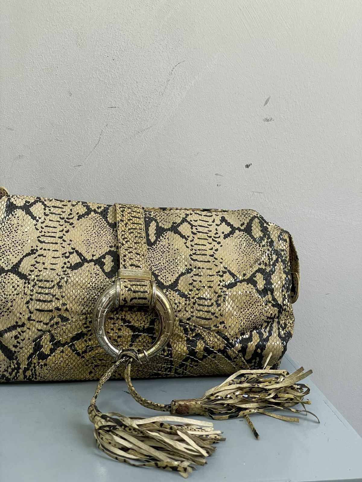 Jimmy Choo Rare python snake hand bag clutch hystericglamour style Size ONE SIZE - 2 Thumbnail