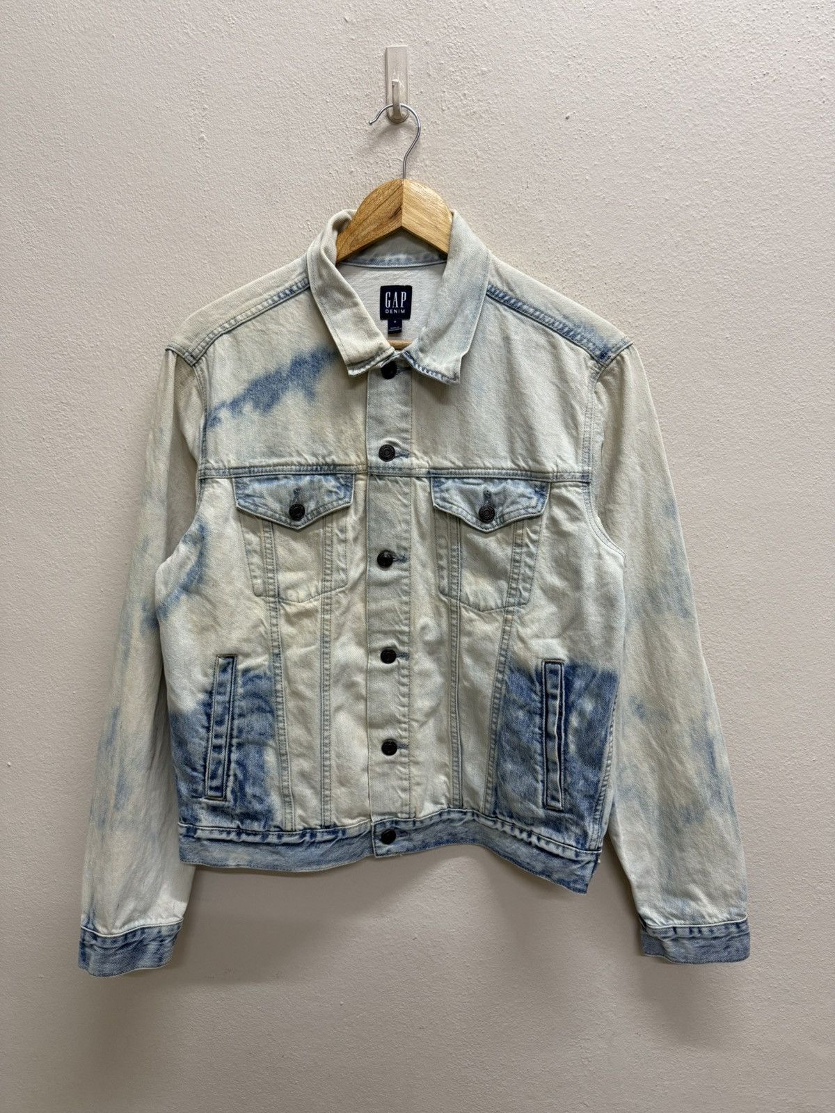 Gap Gap Denim Acid Wash Denim Jacket Size US M / EU 48-50 / 2 - 19 Thumbnail