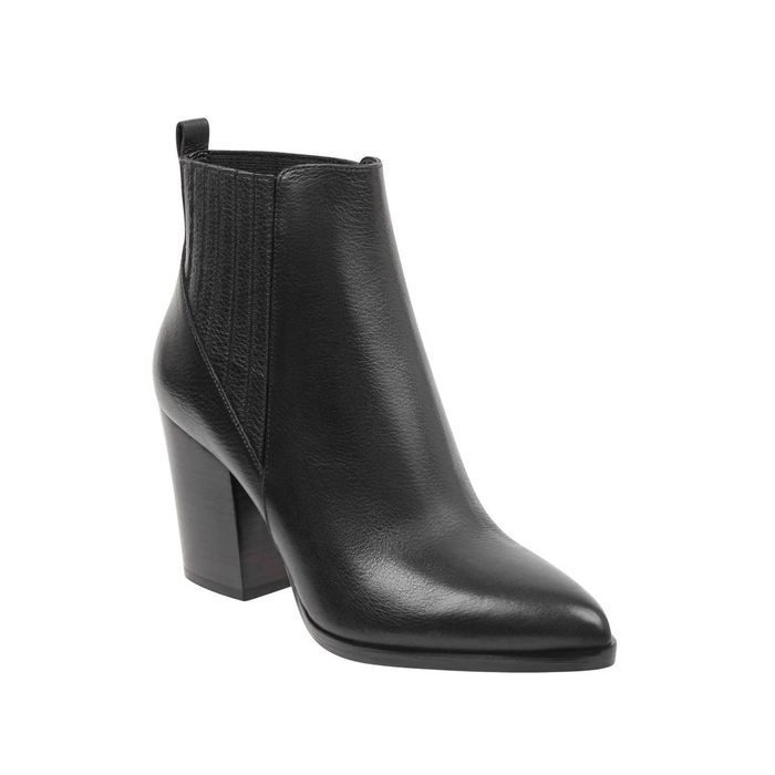 Marc Fisher MARC FISHER Alva Pointy Toe Bootie In Black Leather | Grailed