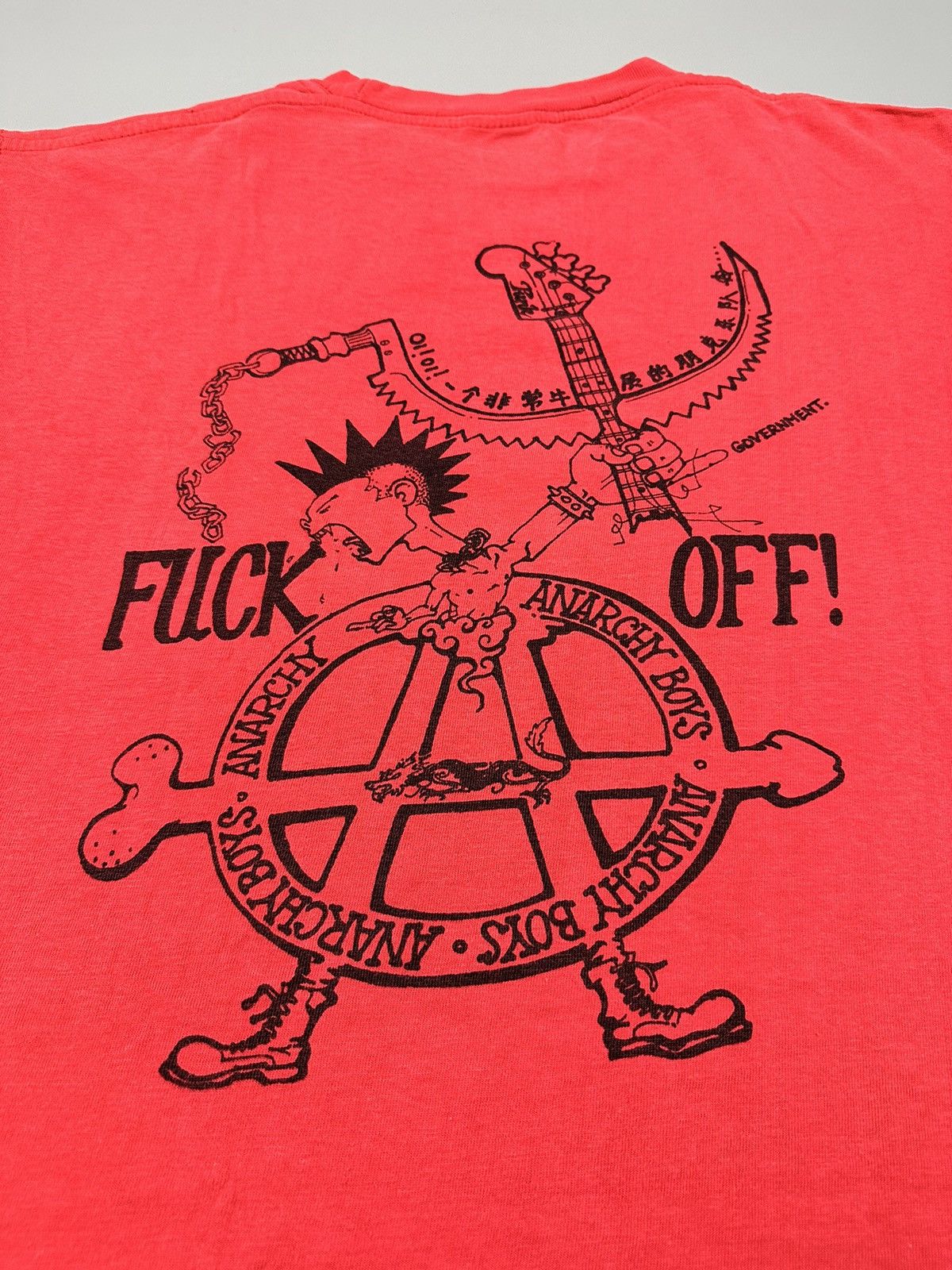 Band Tees Vintage Punk Rock Anarchy Boys “Fuck Off” Band Tees Size US L / EU 52-54 / 3 - 5 Thumbnail