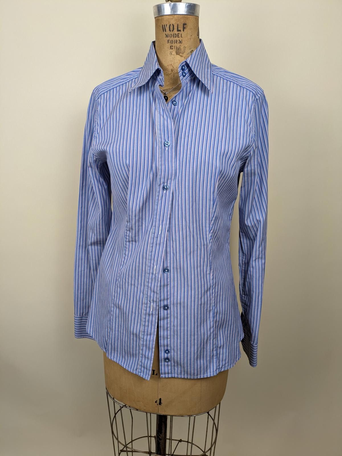 Etro Etro striped fitted button up cotton shirt Size ONE SIZE - 1 Thumbnail