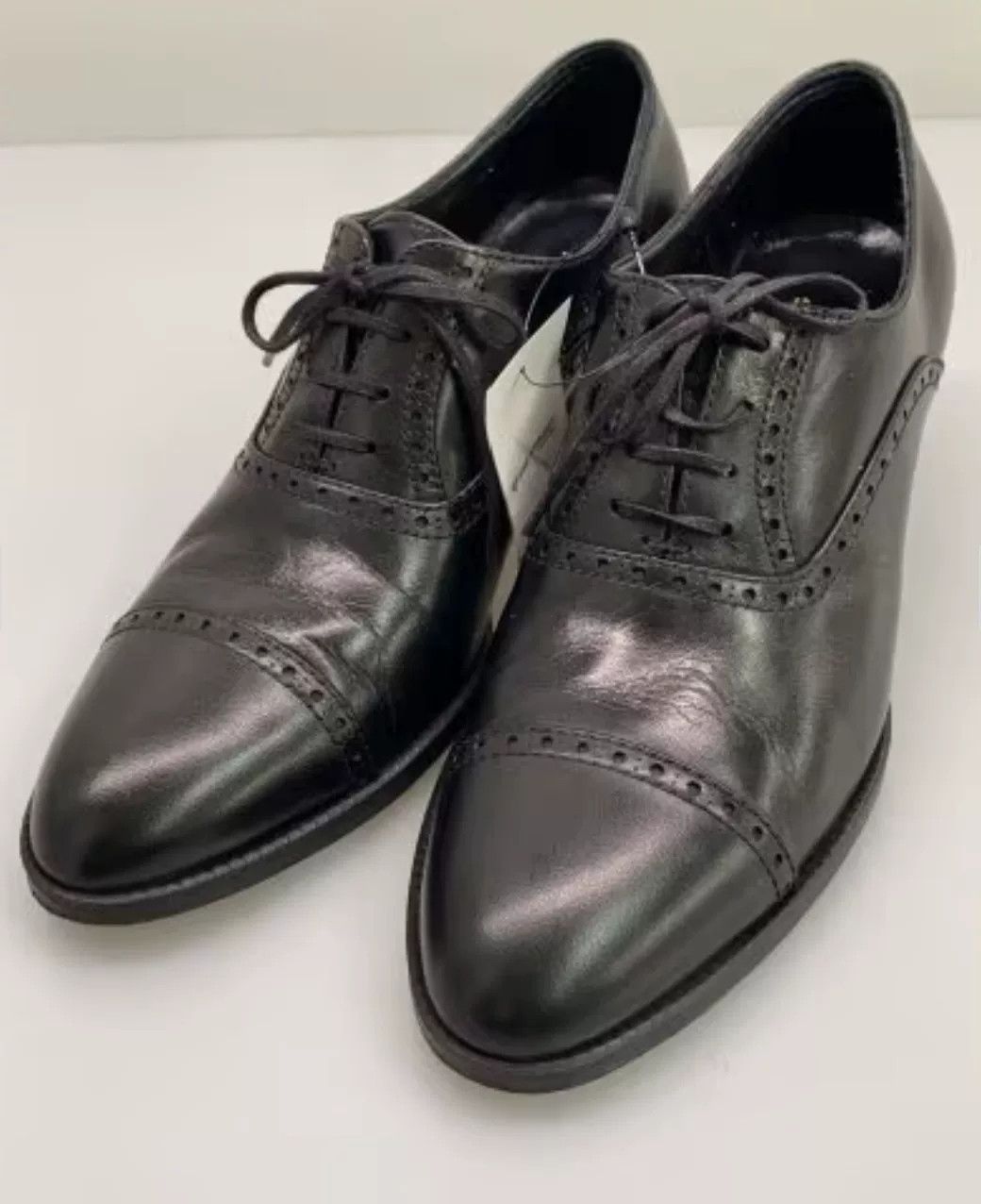 Comme des Garcons Comme des Garcons Black Leather Heels Size US 7.5 / EU 40-41 - 1 Thumbnail
