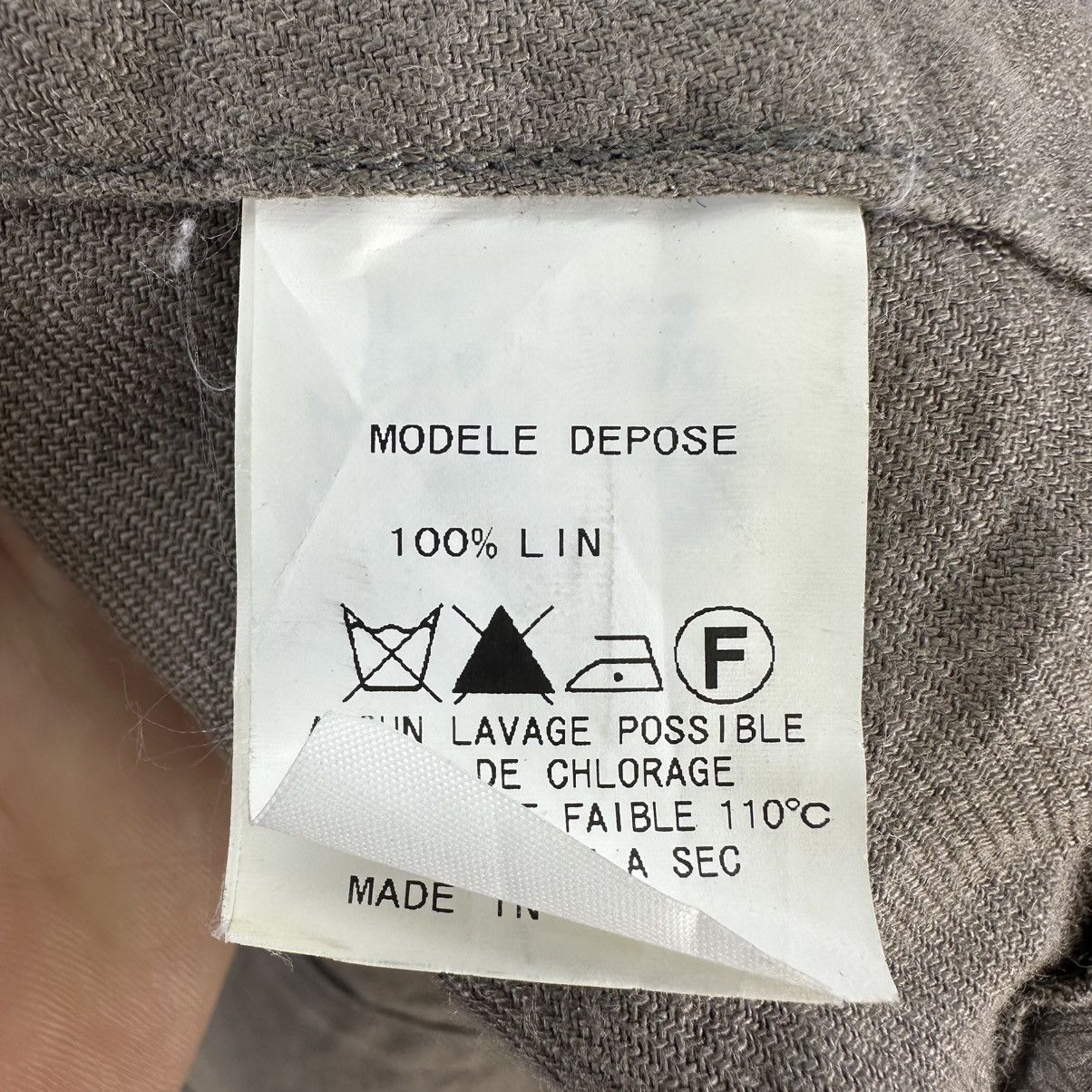 Pas de Calais Pas de Calais 100% Linen Asymmetric Japanese Designer Size S / US 4 / IT 40 - 13 Thumbnail
