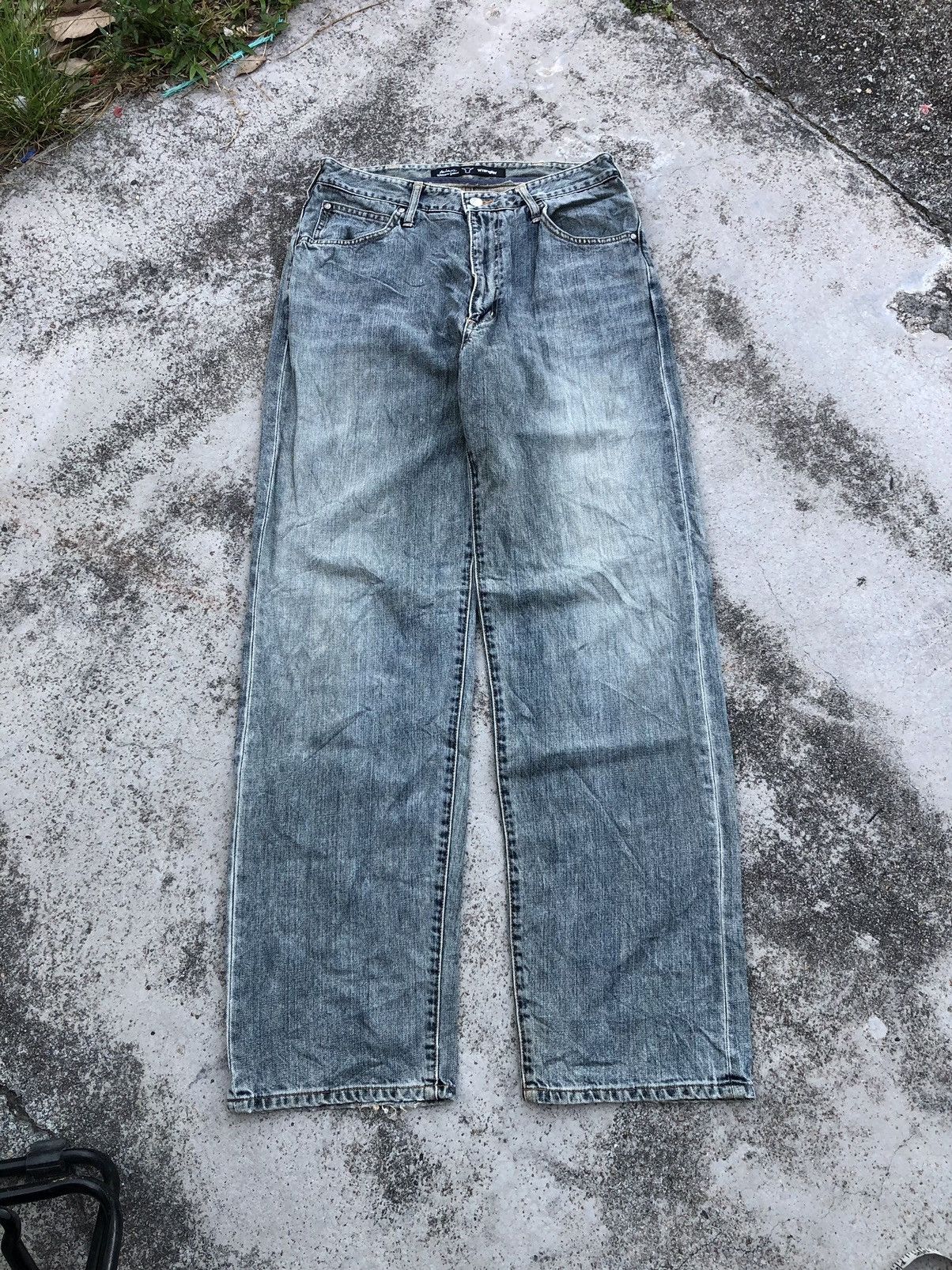 Vintage BAGGY RUSTY VINTAGE WRANGLER JEANS Size US 31 - 1 Thumbnail