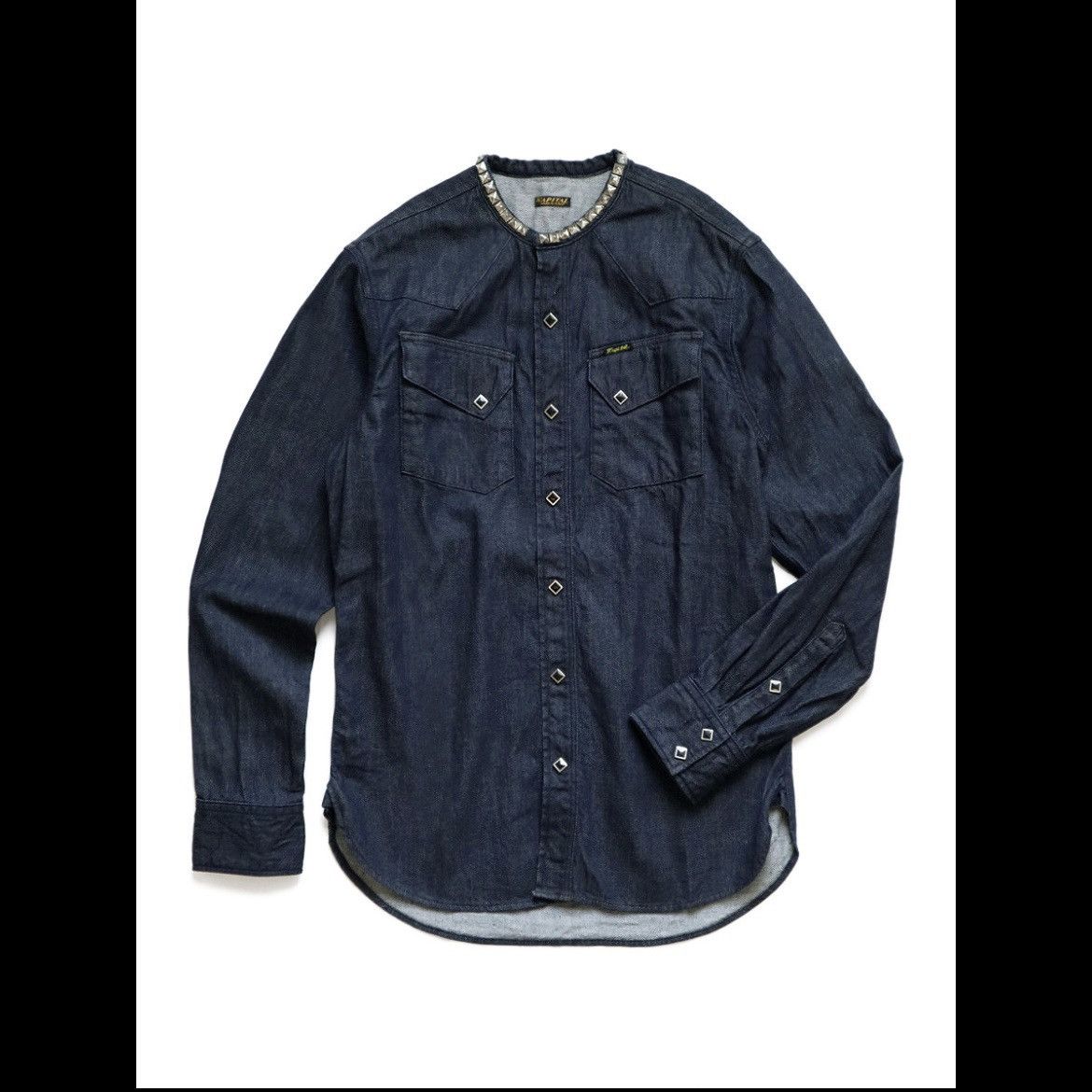 Kapital Kapital 80z denim band color stud western shirt Size US XL / EU 56 / 4 - 1 Thumbnail