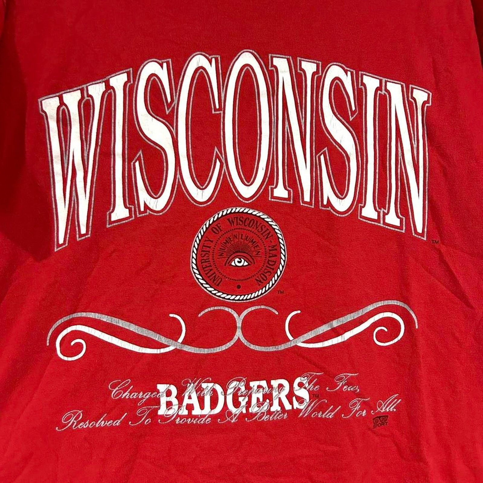 Other Vintage Wisconsin Badgers Shirt Size US L / EU 52-54 / 3 - 2 Thumbnail