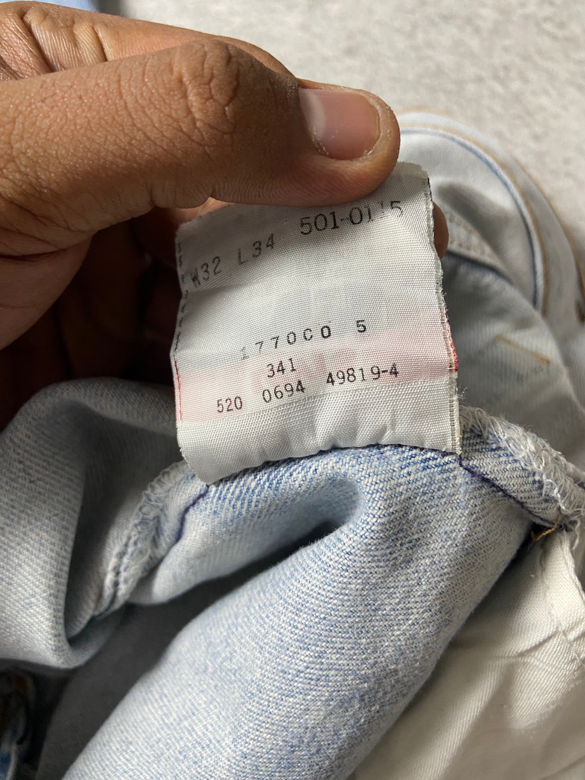 Levi's Vintage 90'S levis 501 made in USA Size US 32 / EU 48 - 6 Thumbnail