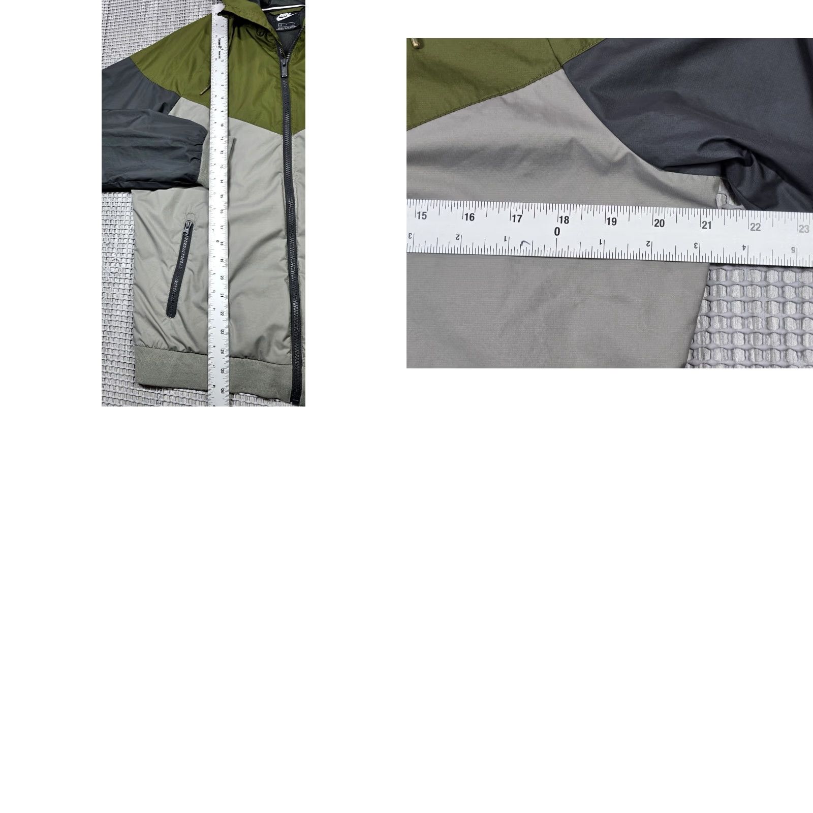 Nike Nike WindRunner Jacket Mens S Green Colorblock Hooded Full Zip Logo Size US S / EU 44-46 / 1 - 10 Thumbnail