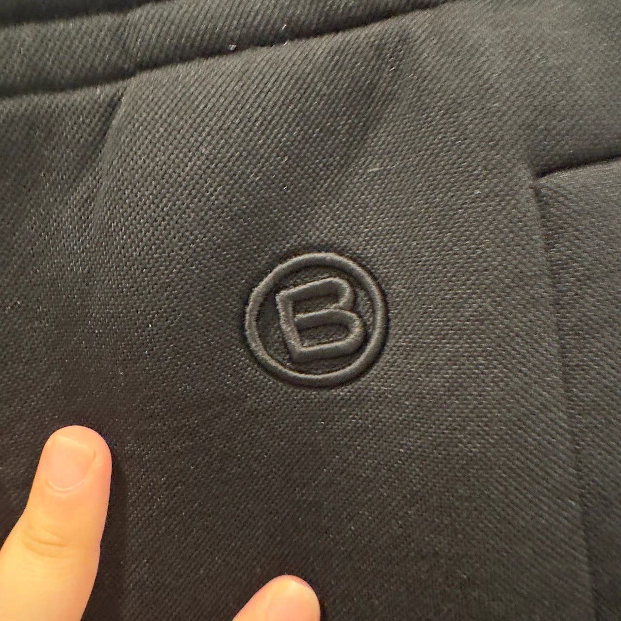 Balenciaga Balenciaga Black B-Embroidered Sweatpants K28 Size US 29 - 3 Thumbnail