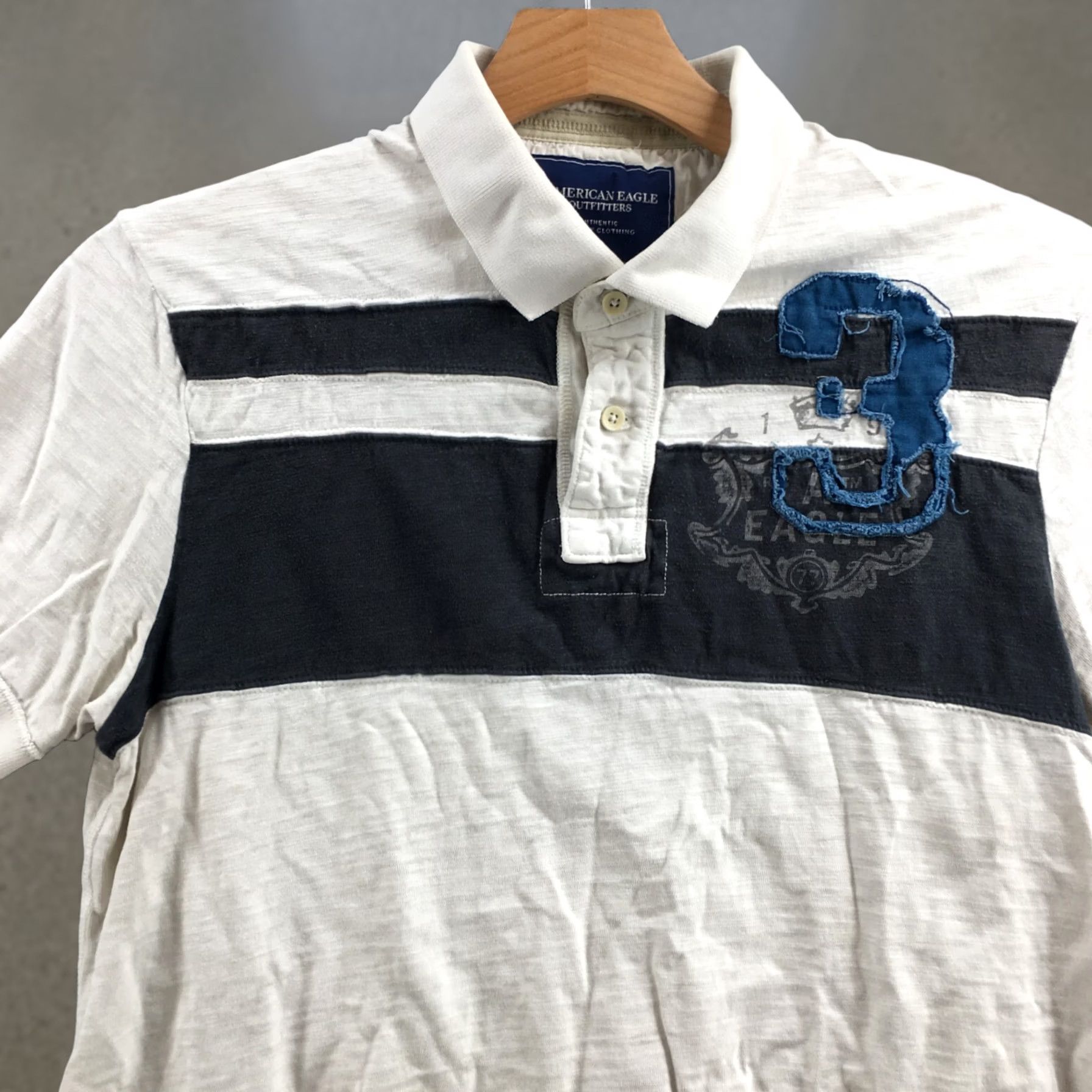 American Eagle Outfitters American Eagle Outfitters Polo Shirt Mens XL White Cotton Short Sleeve Collared Size US XL / EU 56 / 4 - 1 Thumbnail