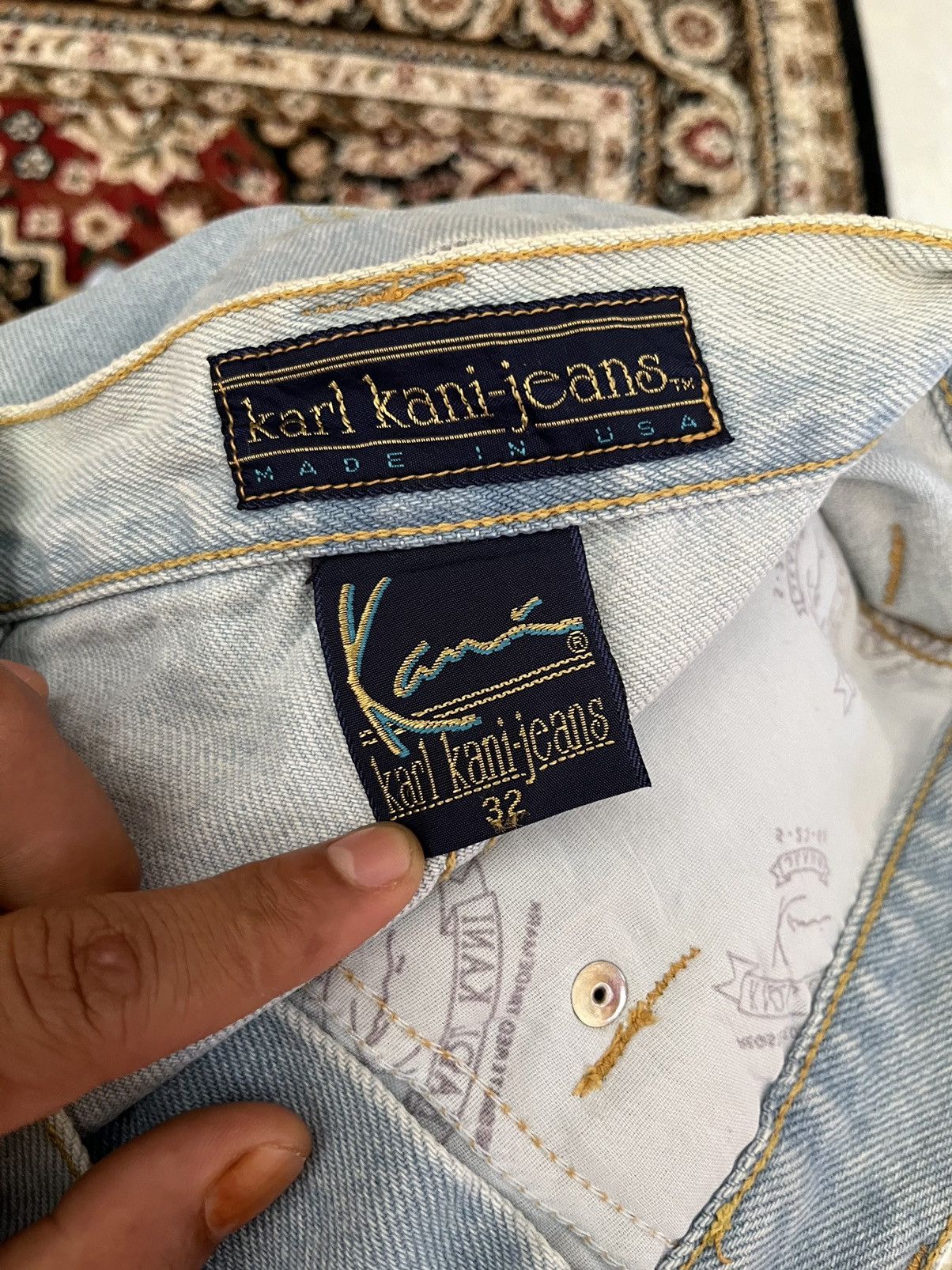 Vintage 90’s Karl Kani Baggy Jeans Size US 32 / EU 48 - 12 Thumbnail