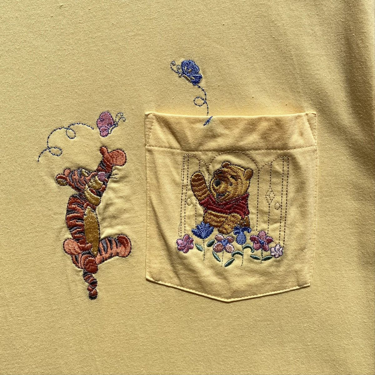Disney × Vintage Vintage Winnie The Pooh & Tiger Disnep Store Pocket Shirt Size US M / EU 48-50 / 2 - 6 Thumbnail