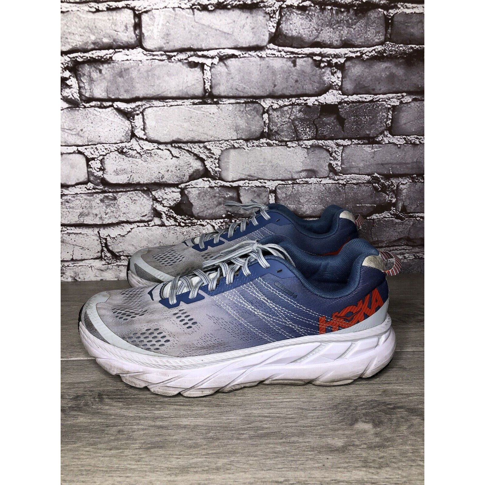 Hoka Hoka One One Clifton 6 Plein Air Moonlight Blue Synthetic Ru Size US 11 / IT 41 - 1 Thumbnail