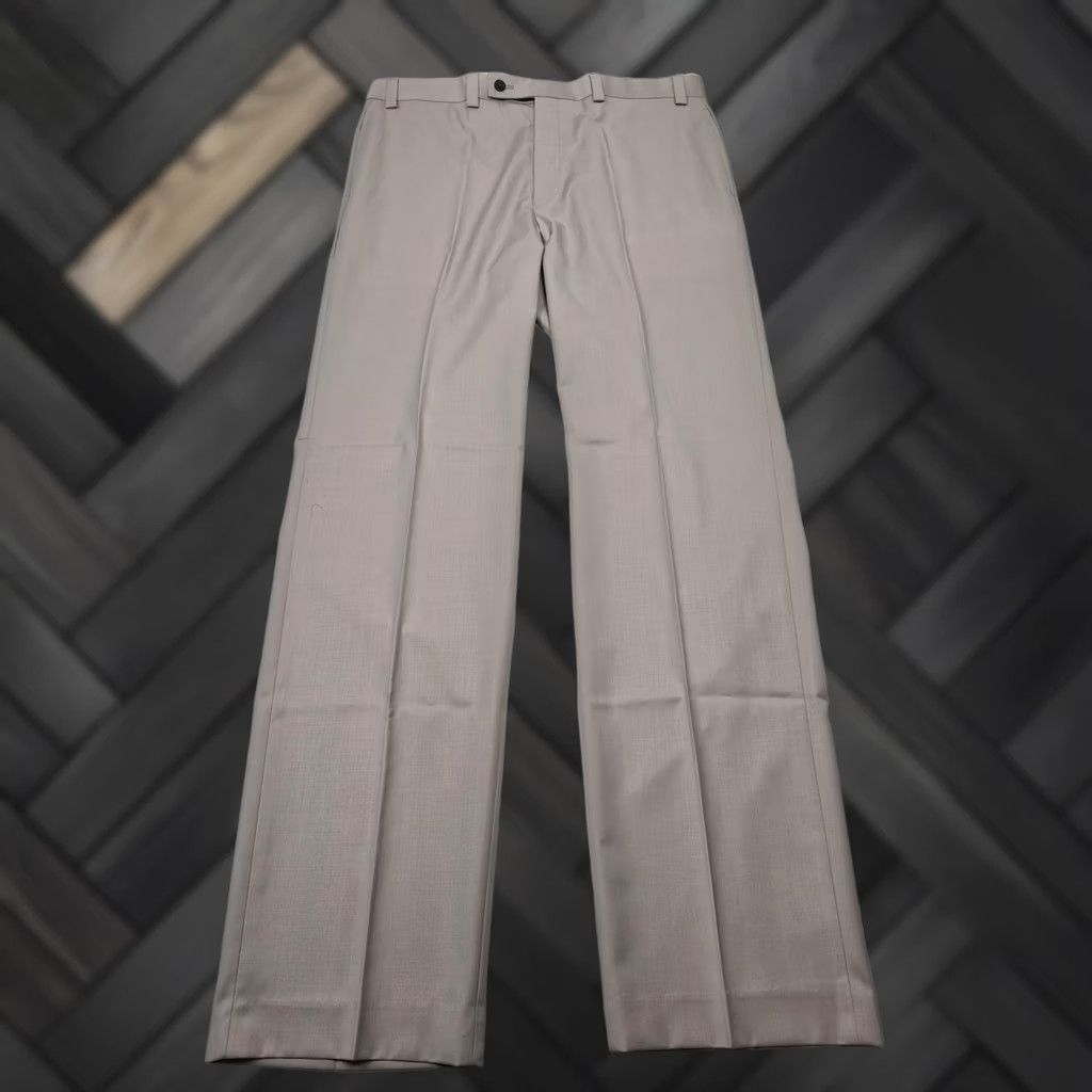 Ralph Lauren Lauren Ralph Lauren Dress Pants Mens 36x34 Beige Flat Front NWT Polyester Rayon Slant Pockets Size US 36 / EU 52 - 1 Thumbnail