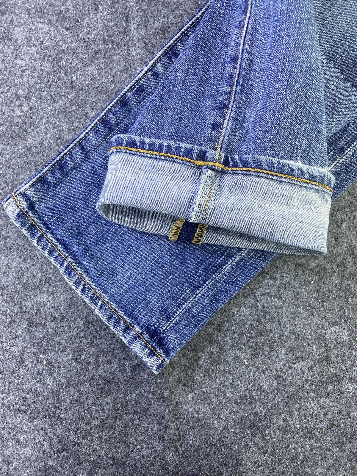AG Adriano Goldschmied × Japanese Brand AG Adriano Goldschmied Blue Wash Denim - J941 Size 32" / US 10 / IT 46 - 11 Thumbnail