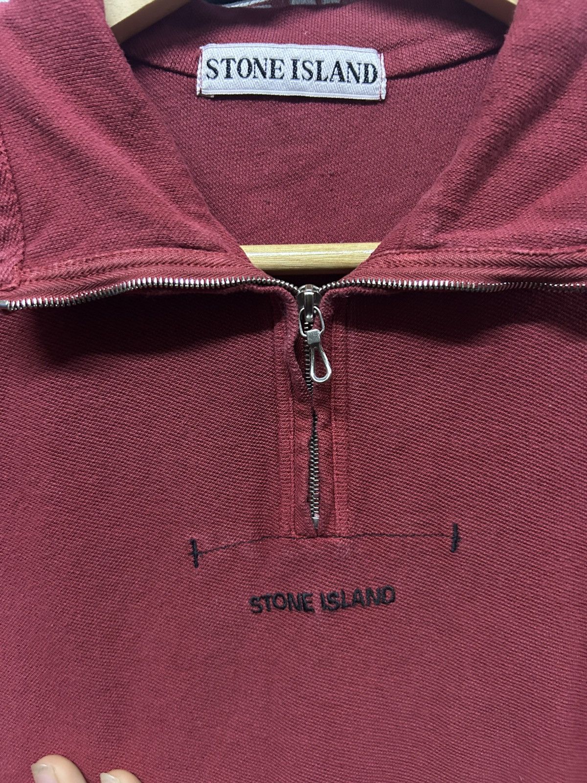 Stone Island Vintage Stone island halfzip collar shirt Size US M / EU 48-50 / 2 - 4 Thumbnail