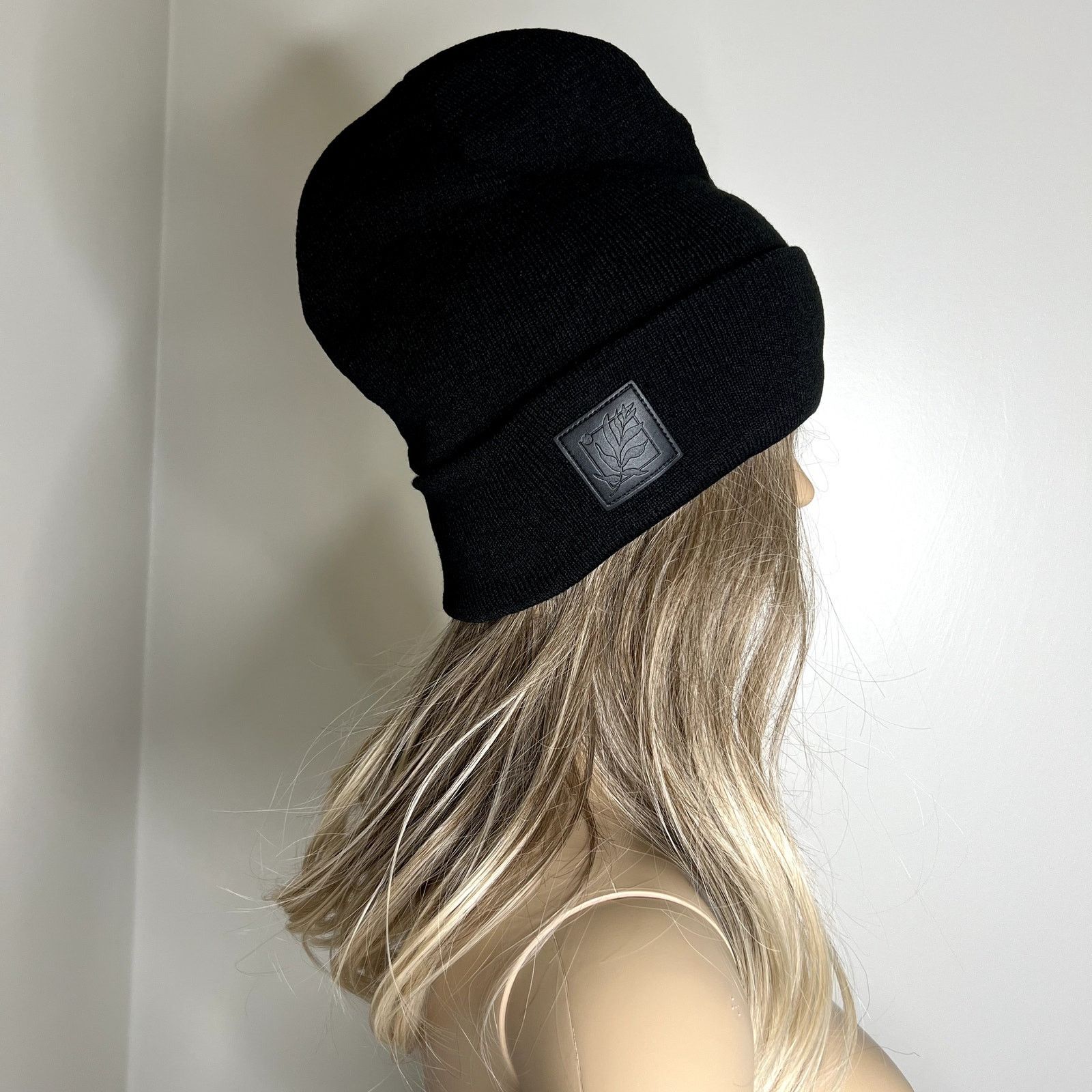 Other Fernway Black Logo Knit Beanie Hat Size ONE SIZE - 7 Thumbnail