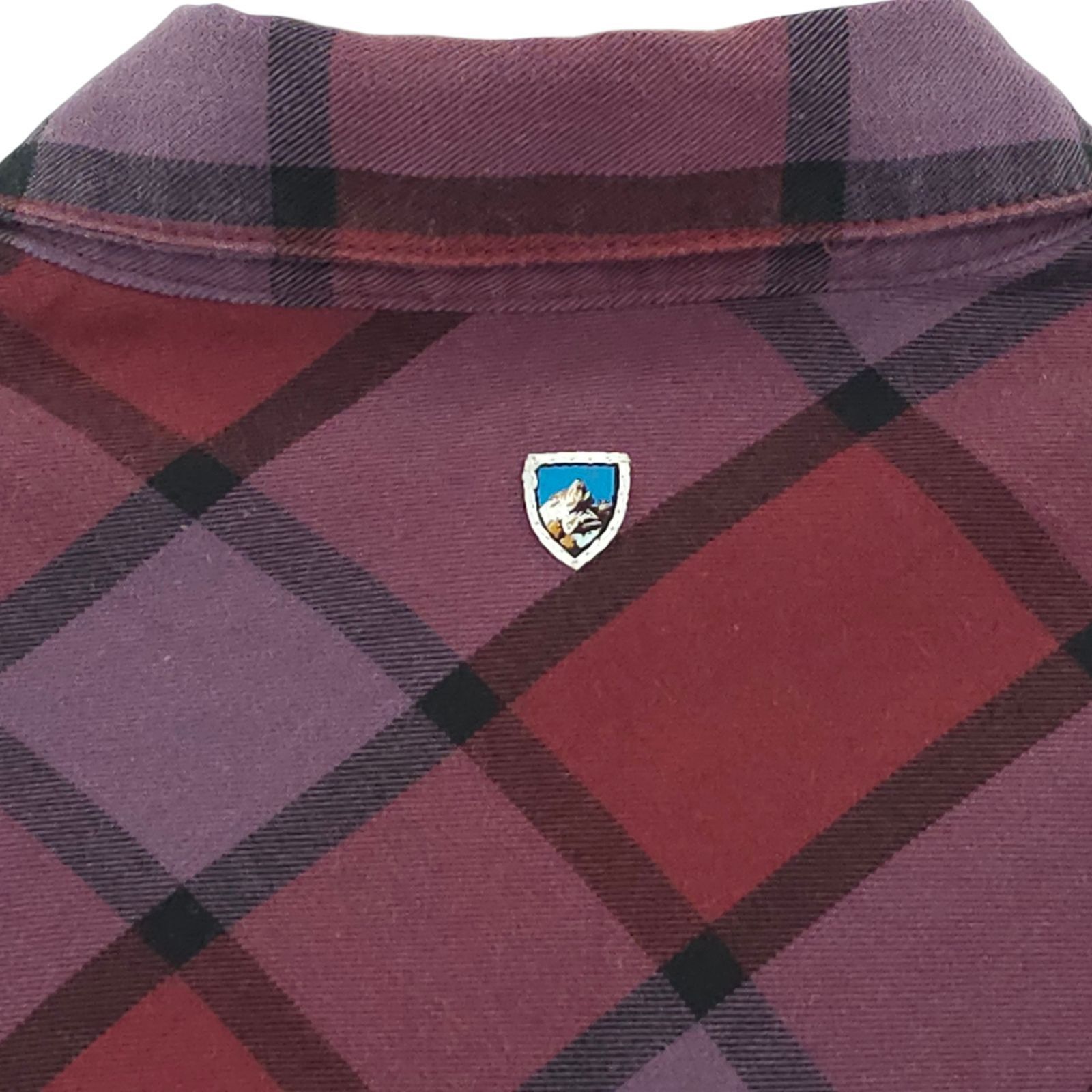 Kuhl Kuhl Plaid Pullover Button Shirt Women S Burgundy Purple Size S / US 4 / IT 40 - 9 Thumbnail