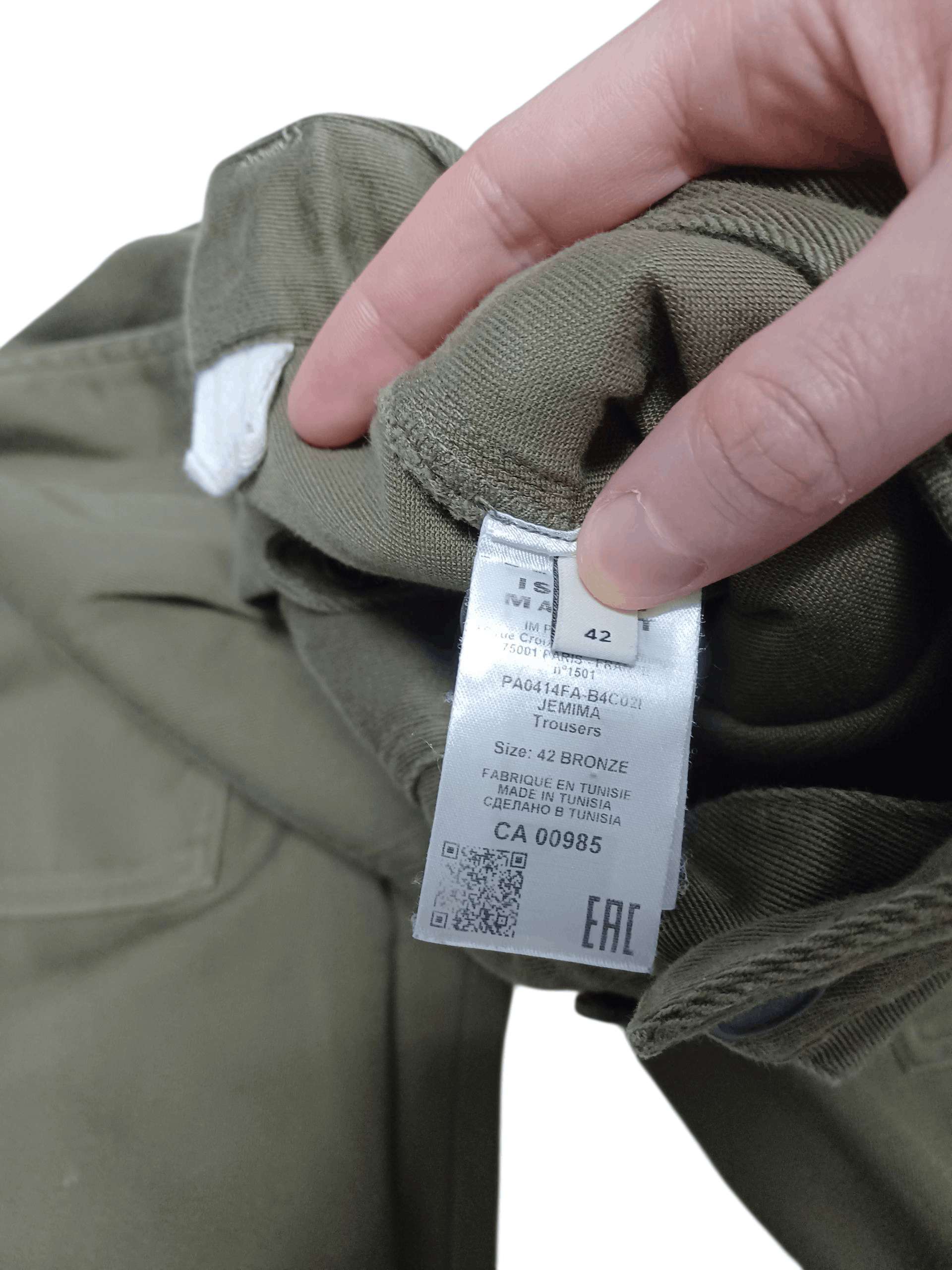 Isabel Marant ISABEL MARANT LUXURY CARGO MILITARY PANTS Size US 34 / EU 50 - 5 Thumbnail