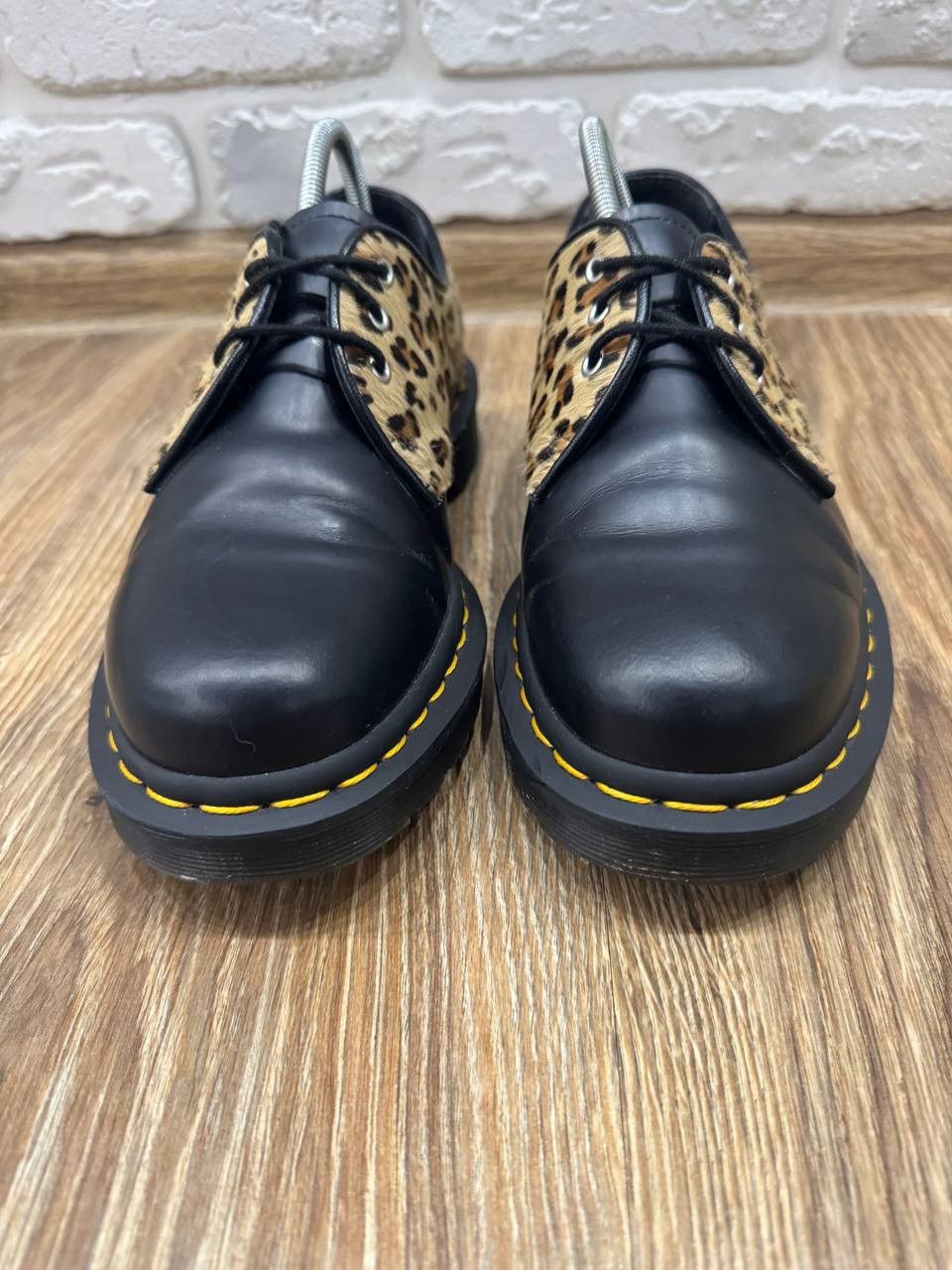 Dr. Martens Vintage Dr. Marten Docs 1461 Leopard Black Oxford Loafer Size US 7 / IT 37 - 4 Thumbnail