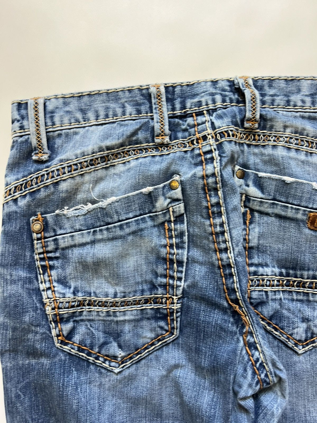 Rock Revival Cipo Baxx Blue Pants Jeans Denim Rare Size US 32 / EU 48 - 4 Thumbnail