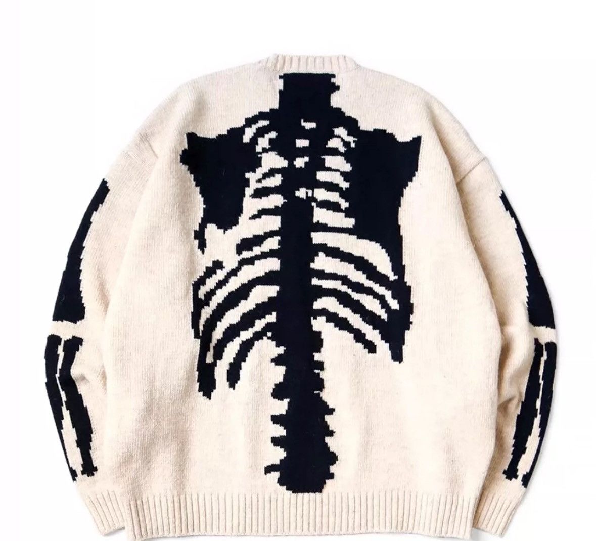 Kapital Kapital round neck bone wool knitted sweater 2412-Nextarrow Size US L / EU 52-54 / 3 - 3 Thumbnail