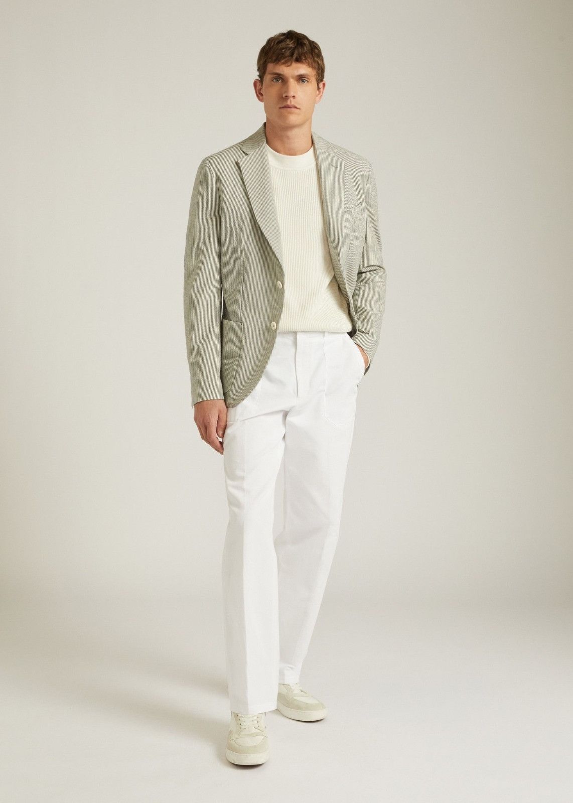 Loro Piana o1srvl11e1024 Portofino Pant in White Size US 32 / EU 48 - 4 Thumbnail