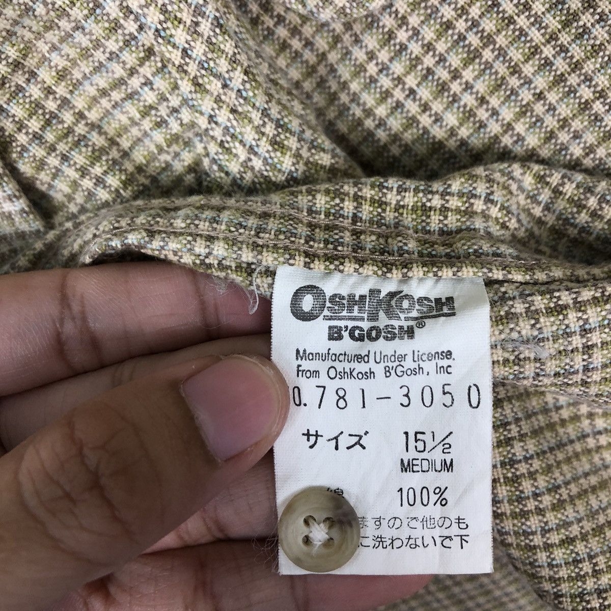 Japanese Brand 🔥90’s Vintage Chore Jacket Oshkosh Tartan Design Size US M / EU 48-50 / 2 - 15 Thumbnail