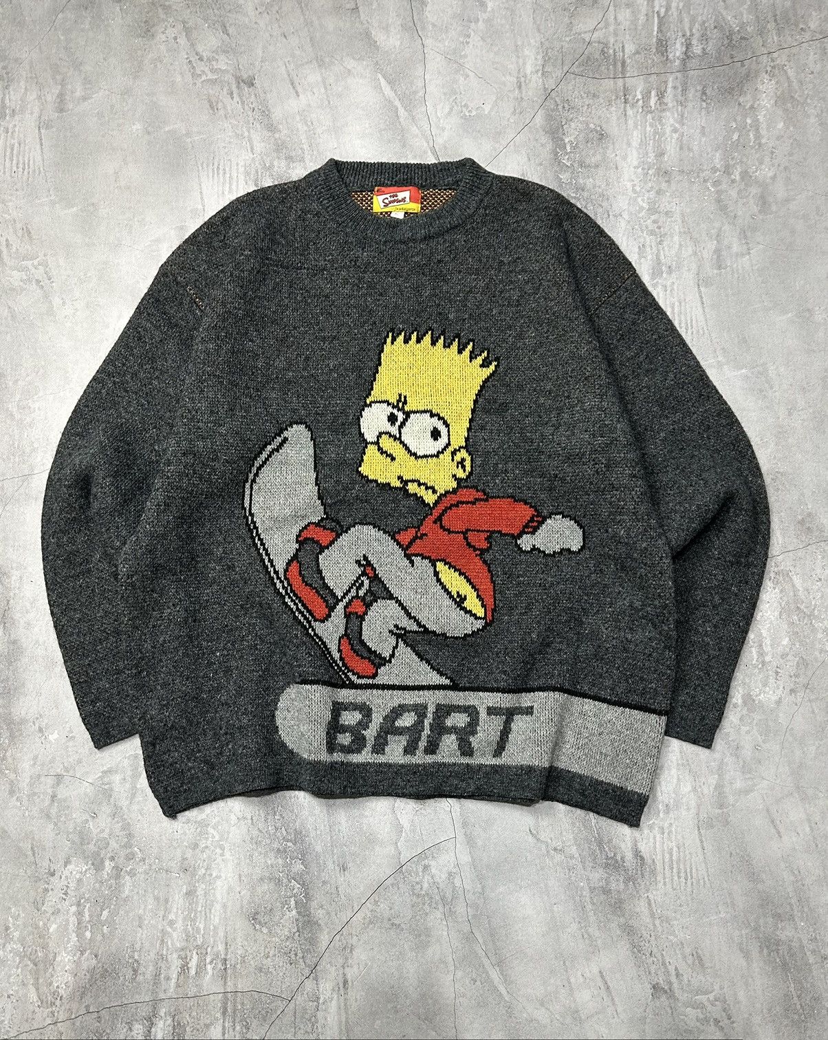 The Simpsons × Vintage Vintage The Simpsons 2003 knit sweater Bart Size US XL / EU 56 / 4 - 1 Thumbnail