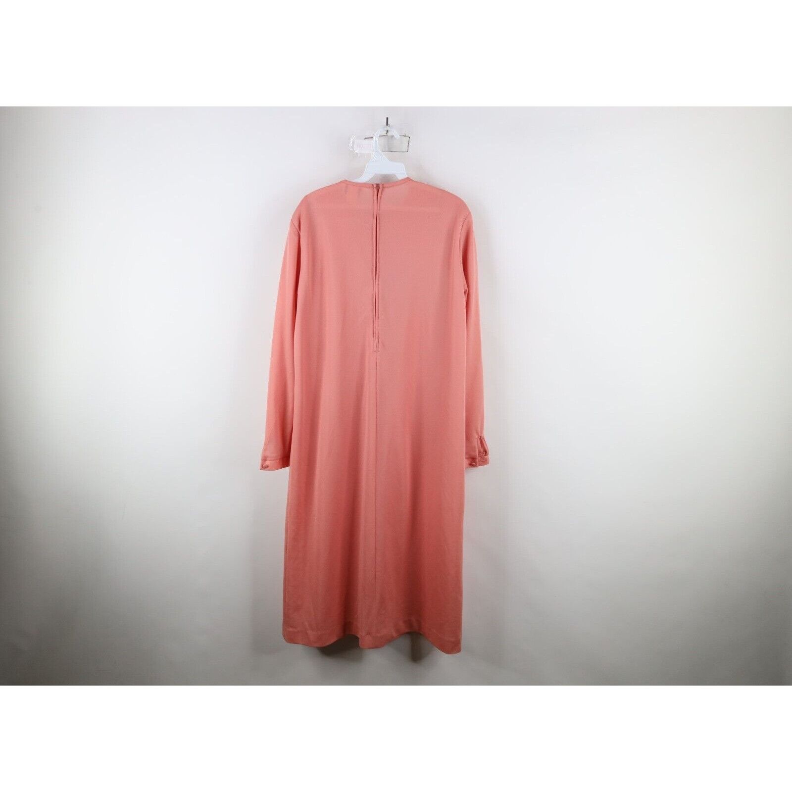 Vintage Vintage 90s Streetwear Ruffled Collar Knit Long Sleeve Dress Size XXL / US 16-18 / IT 52-54 - 11 Thumbnail
